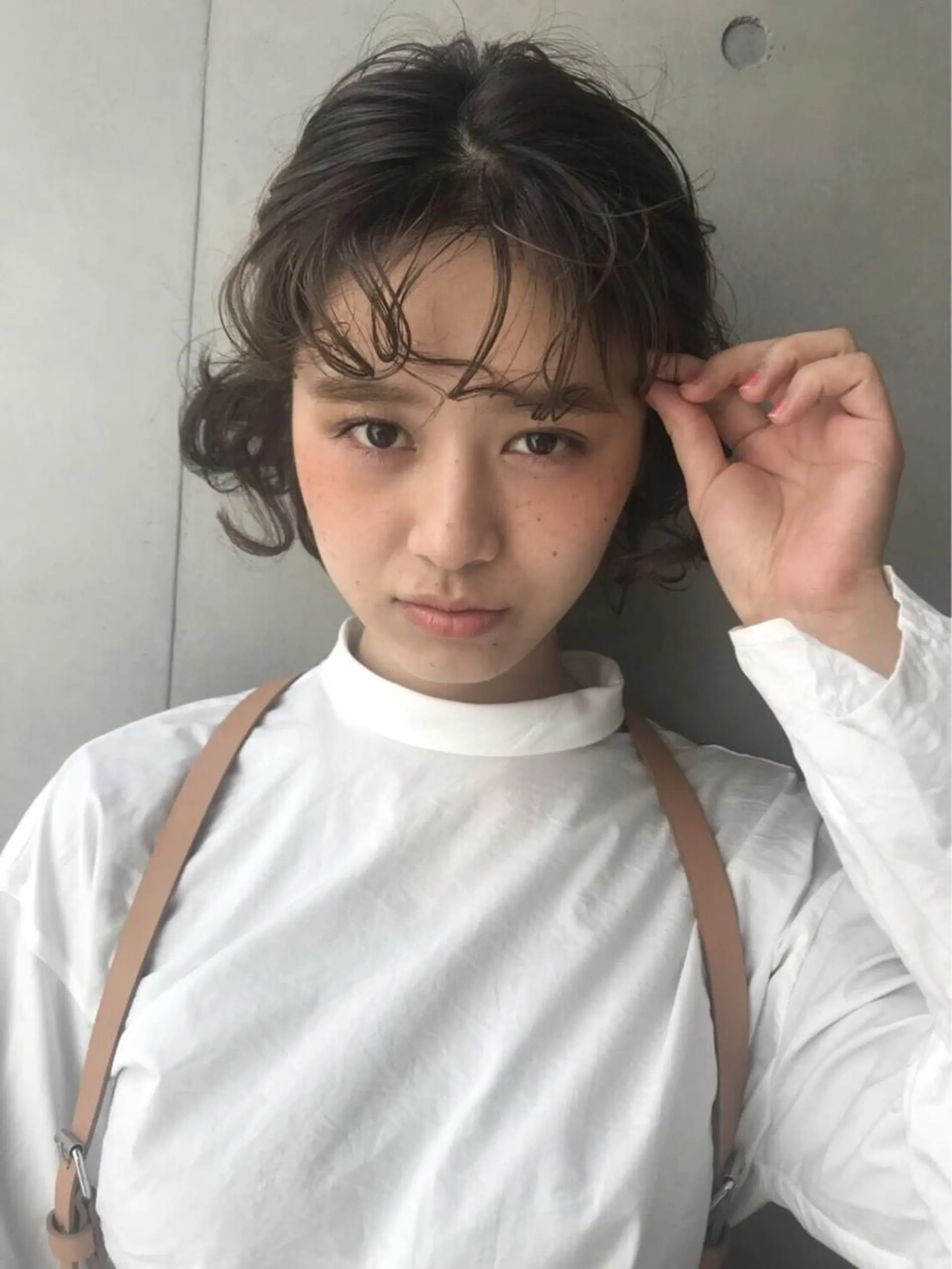 ショート カラー パーマ ヘアアレンジ O/ODER (official)のヘアスタイル