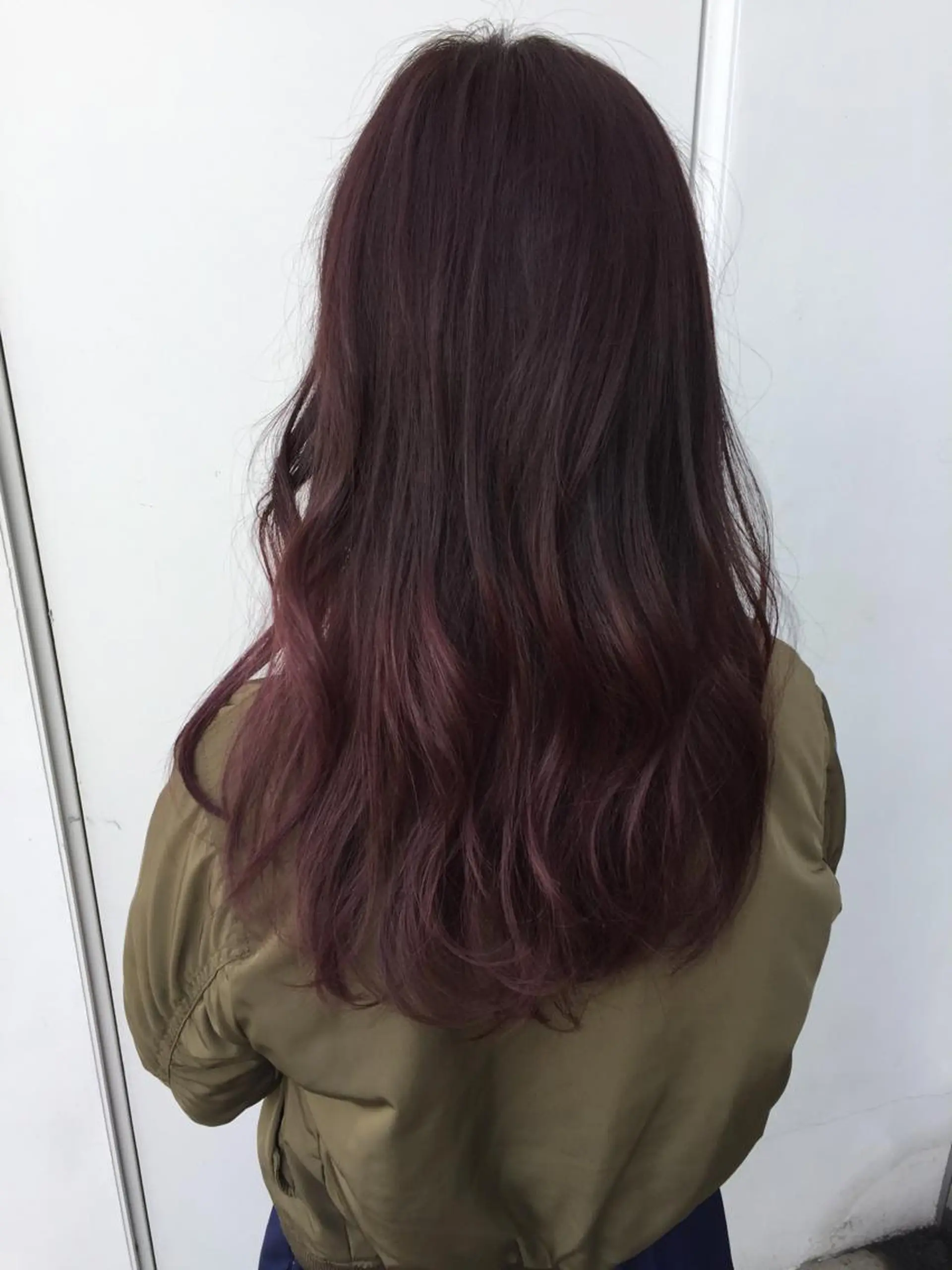 ロング カラー アッシュ グラデーションカラー ピンクカラー ピンクアッシュ 武田 久司のヘアスタイル