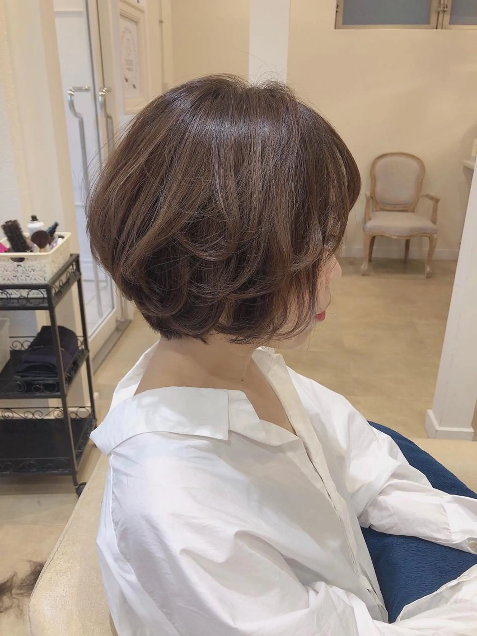 ショート カラー パーマ ヘアアレンジ きむら ゆうきのヘアスタイル