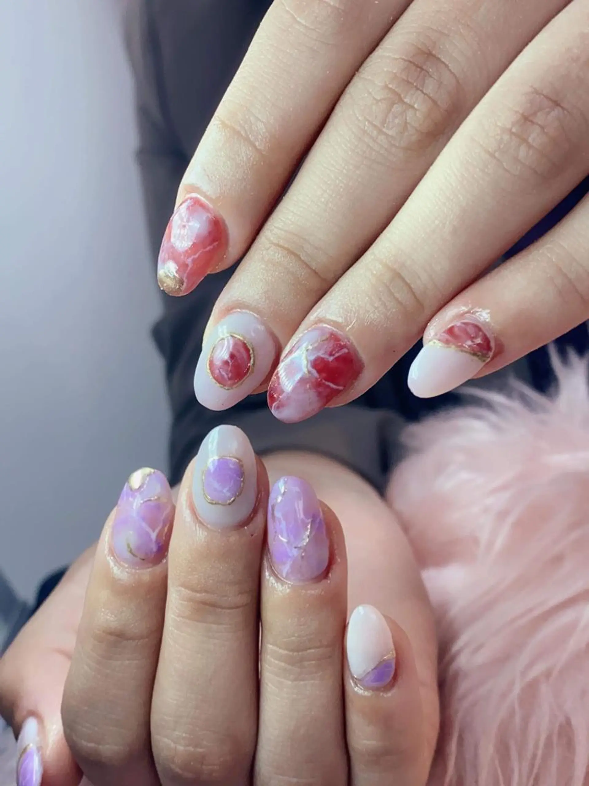 ネイル アートネイル ミラーネイル その他(ネイル) HandSnail自宅サロン所属・HandSnail 座間自宅ネイルサロンのネイルデザイン