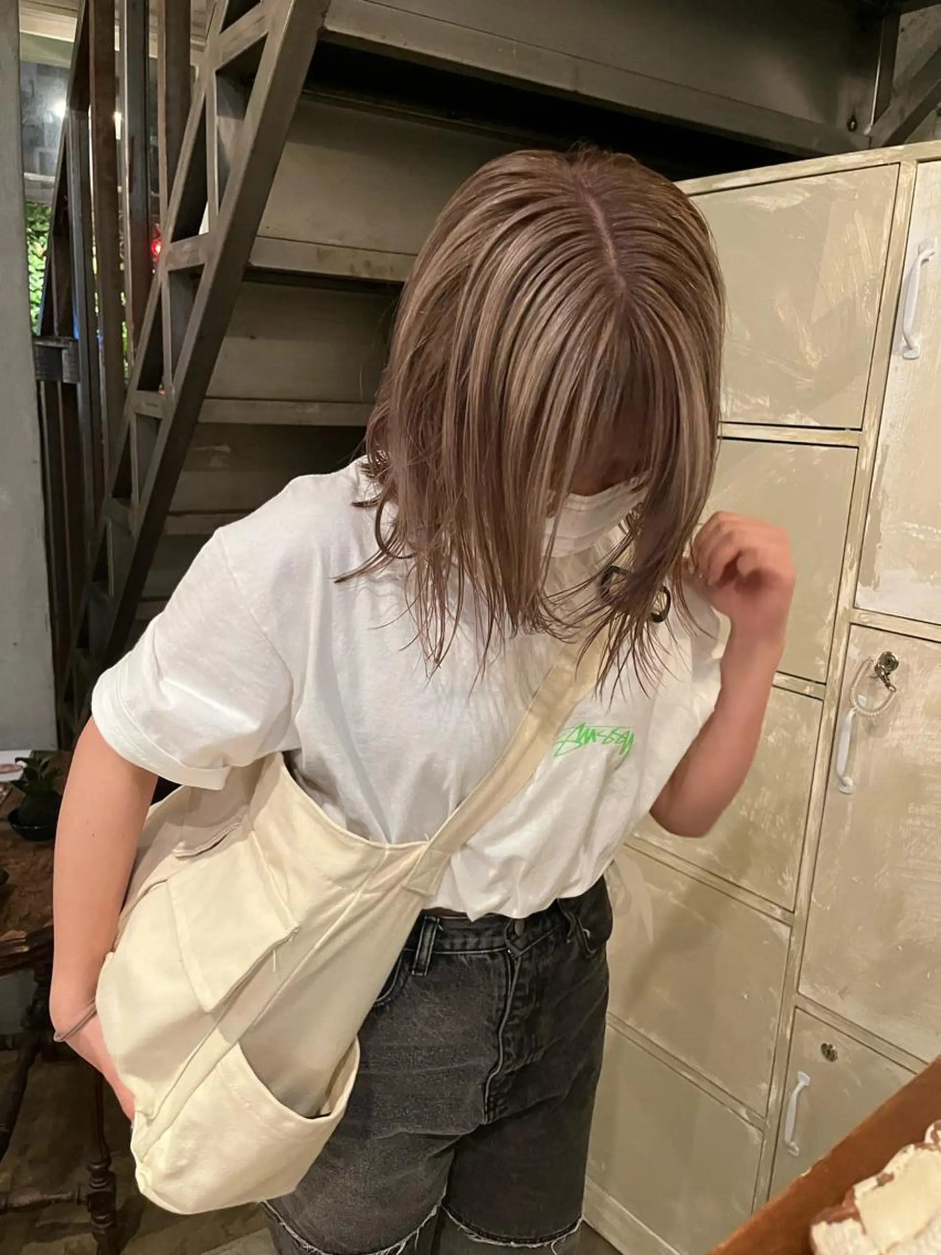 ミディアム カラー 赤み消しカラー/ ナチュラル/トモキのヘアスタイル