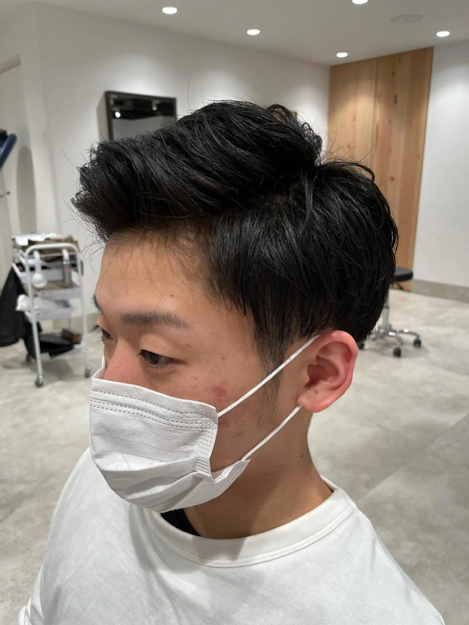 ショート カラー パーマ ヘアアレンジ メンズ パーソナルカラー合わ せたカラー🤍なつみのヘアスタイル