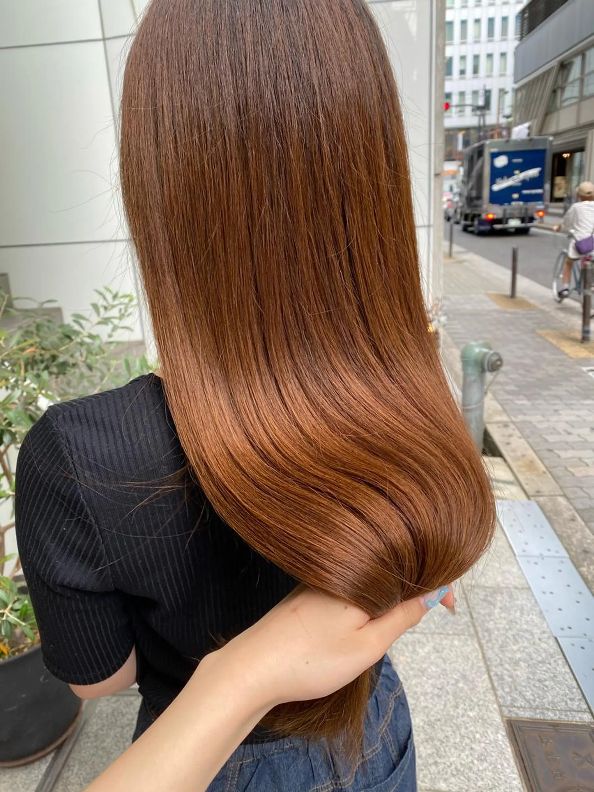 ロング カラー ヘアアレンジ マツエク・マツパ 髪質改善 トリートメント トリートメント ヘッドスパ 透明感カラー🫧ヘア セット🫧松本菜月の眉毛・アイブロウイメージ