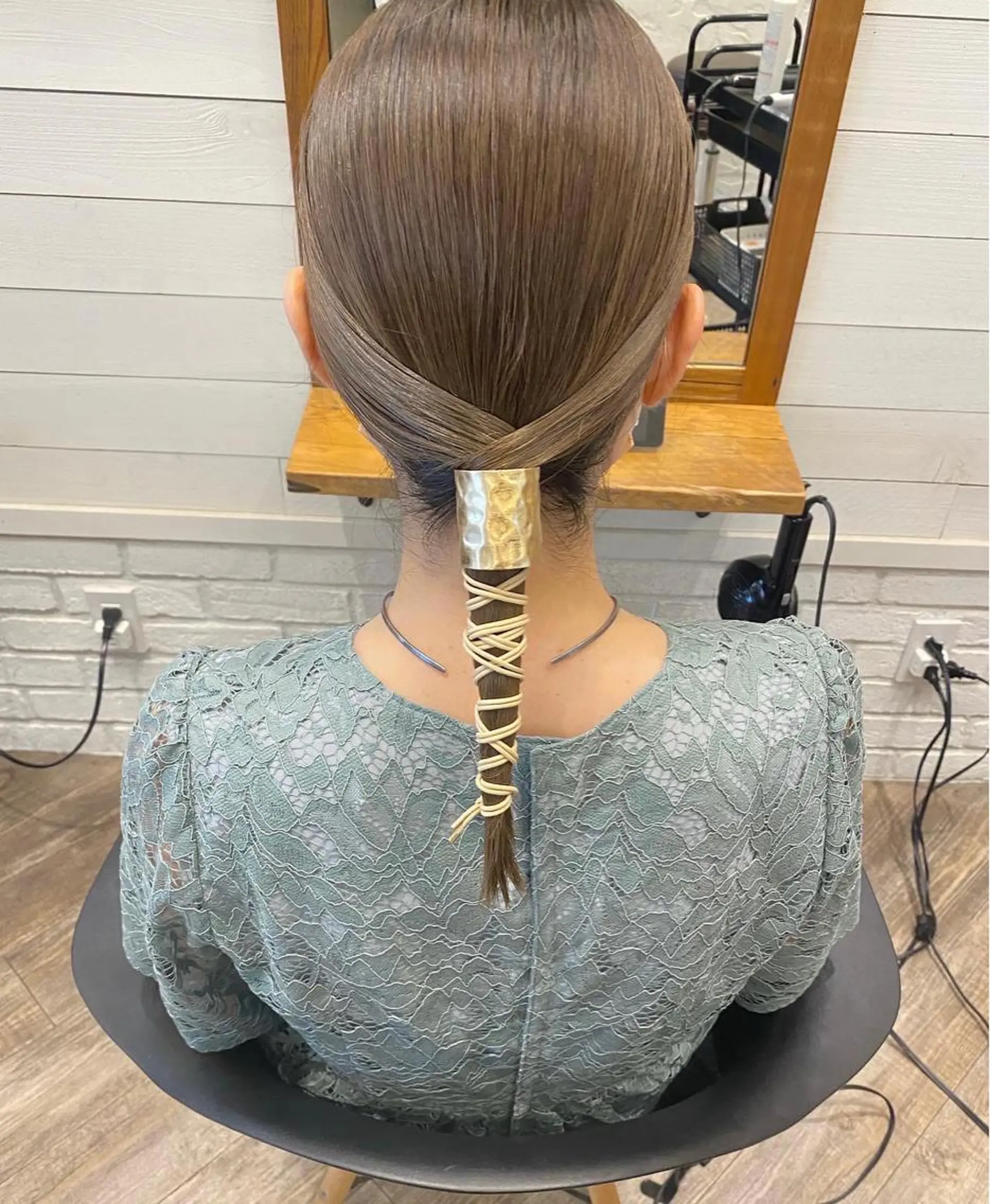 ミディアム ヘアアレンジ 🌟アレンジが似合う カラー🌟Rumiのヘアスタイル