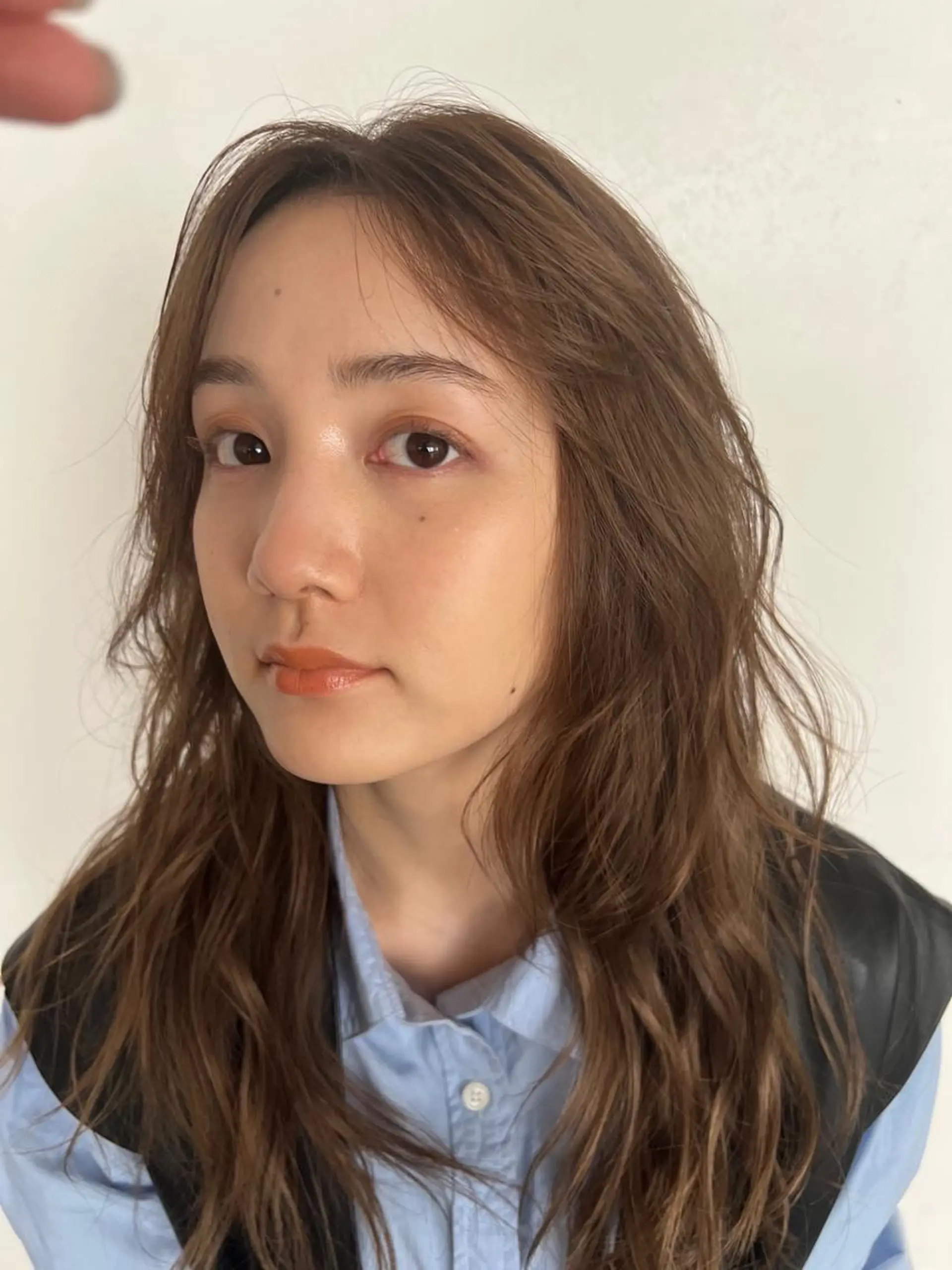 ロング カラー パーマ ヘアアレンジ メンズ キッズ ネイル マツエク・マツパ アイブロウ ウルフレイヤーカット /チヒロのヘアスタイル