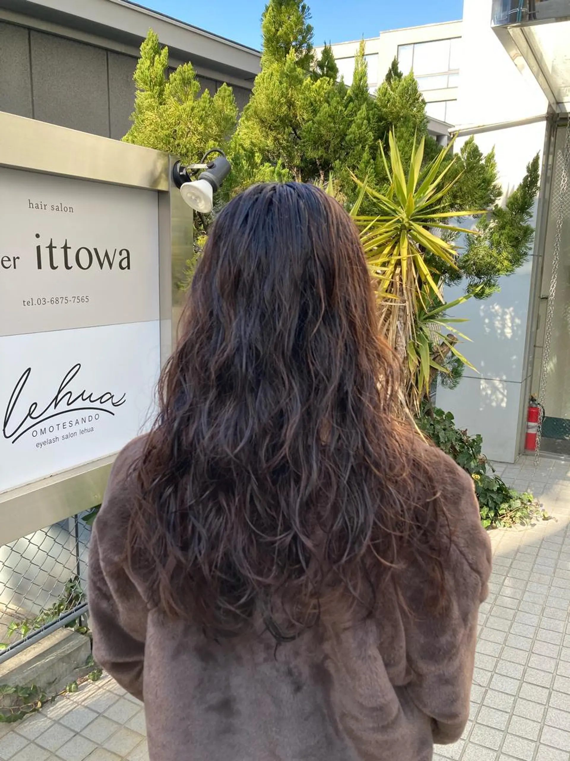 ロング カット パーマ トリートメント 寺田 ゆりのヘアスタイル