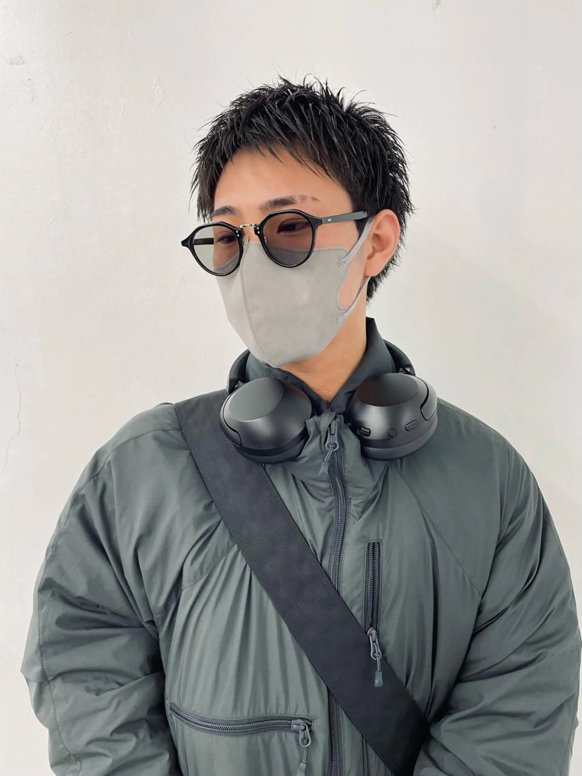 ショート メンズ カット スパイキーパーマ 柏NO1 藤本葉のヘアスタイル