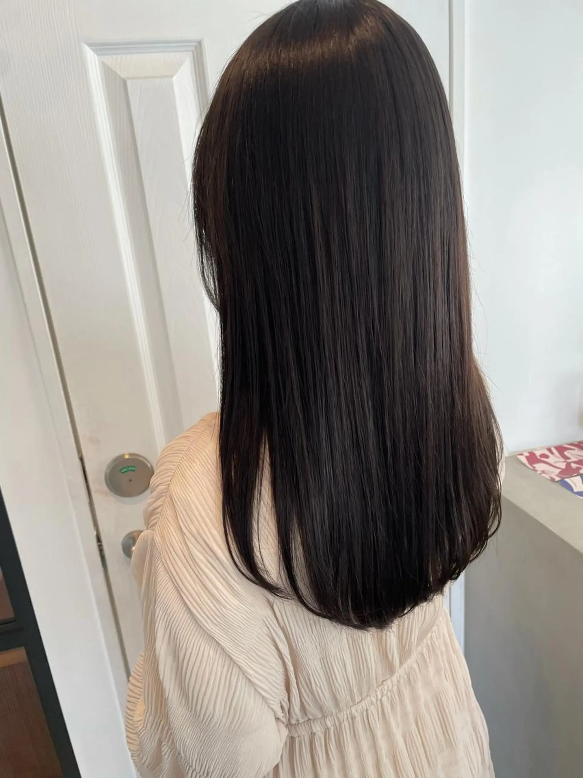 セミロング カラー アッシュ ラベンダーカラー ラベンダーアッシュ 髪質改善 カット ヘアカラー 縮毛矯正 トリートメント 中目黒🌼 🌼ハナのヘアスタイル