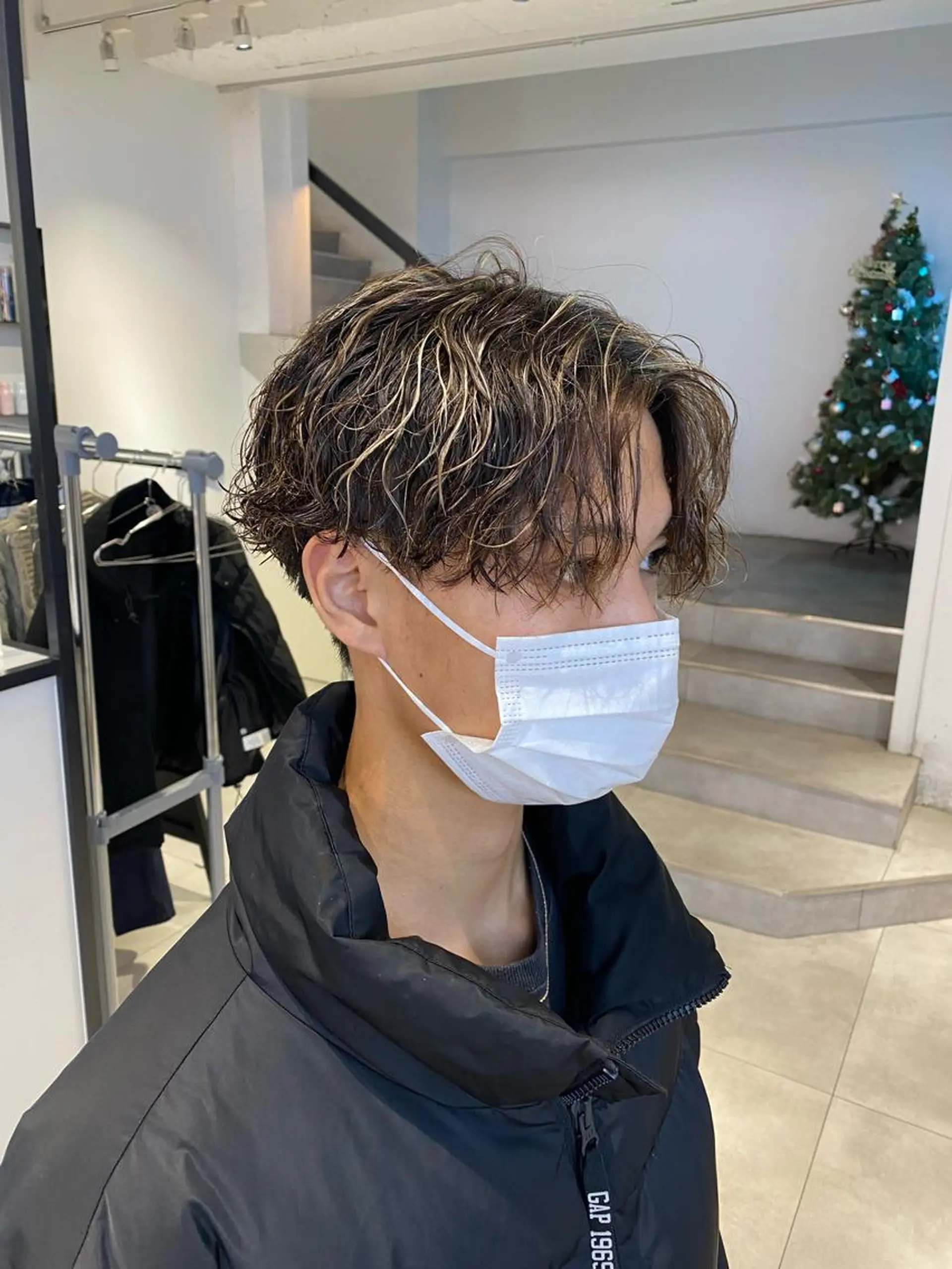 カラー パーマ メンズ 新宿【メンズパーマ】 塩澤太一のヘアスタイル