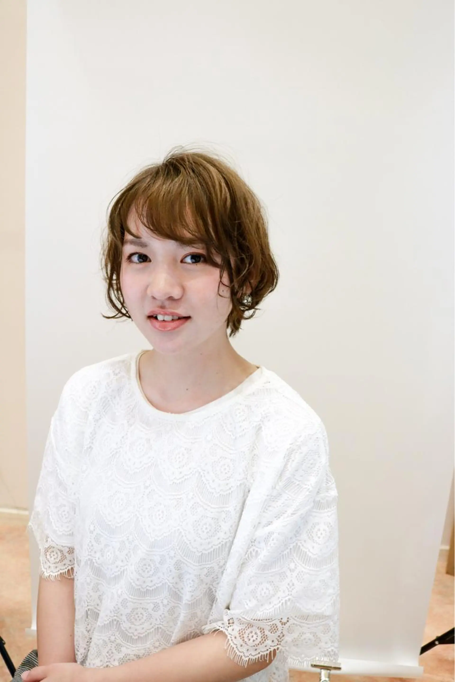 ショート カット ヘアカラー トリートメント 庄嶋 彩香のヘアスタイル