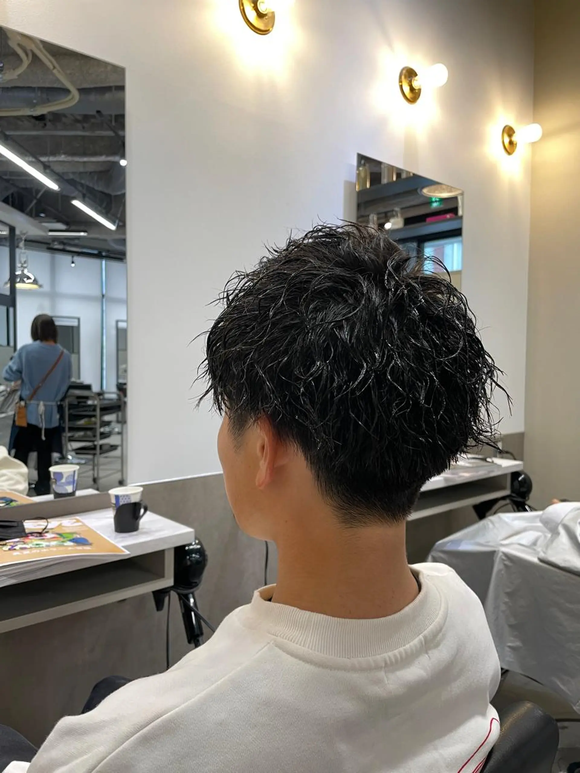 パーマ メンズ カット パーマ 福永速人 /メンズパーマのヘアスタイル