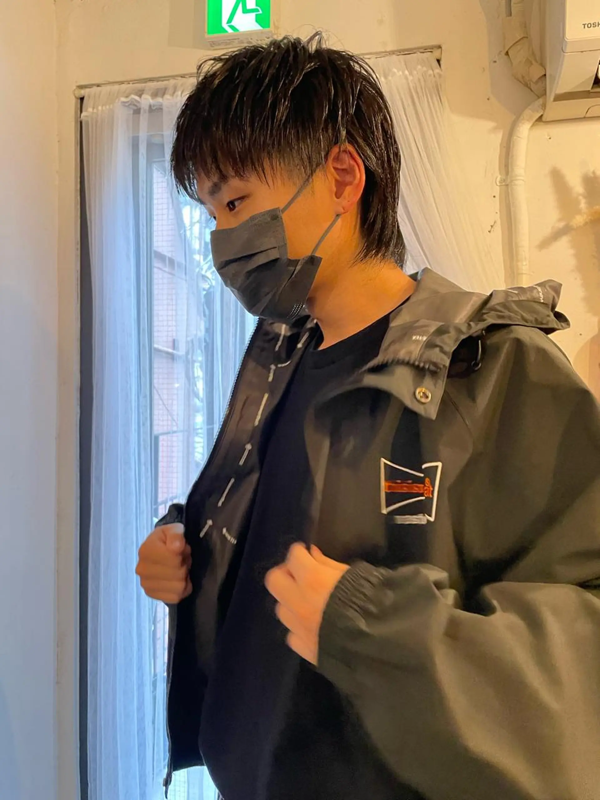 ショート メンズ メンズウルフカット ウルフカット 京都美容師 塩のヘアスタイル