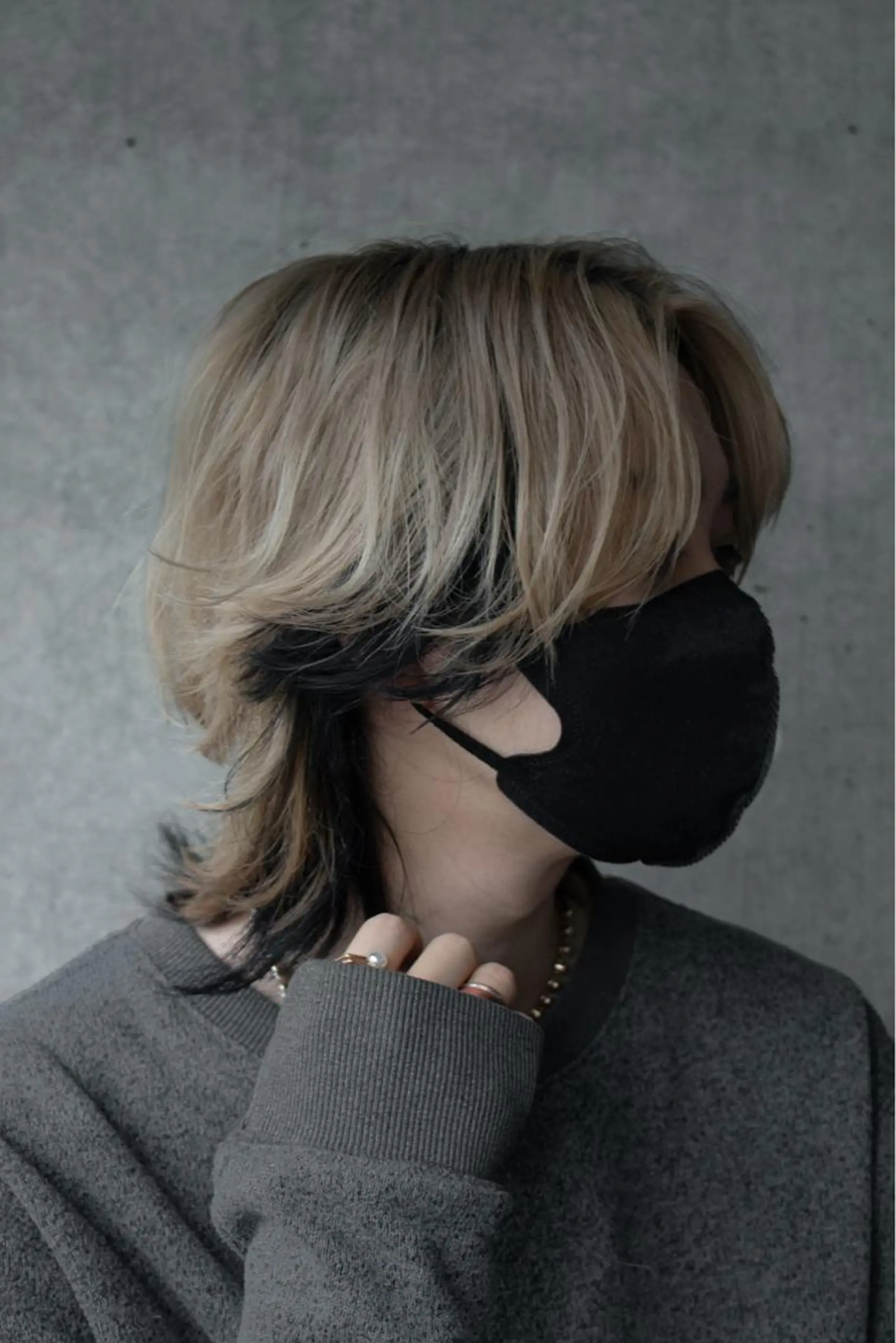 カラー メンズ メンズウルフカット ウルフカット 高島 悠吾のヘアスタイル