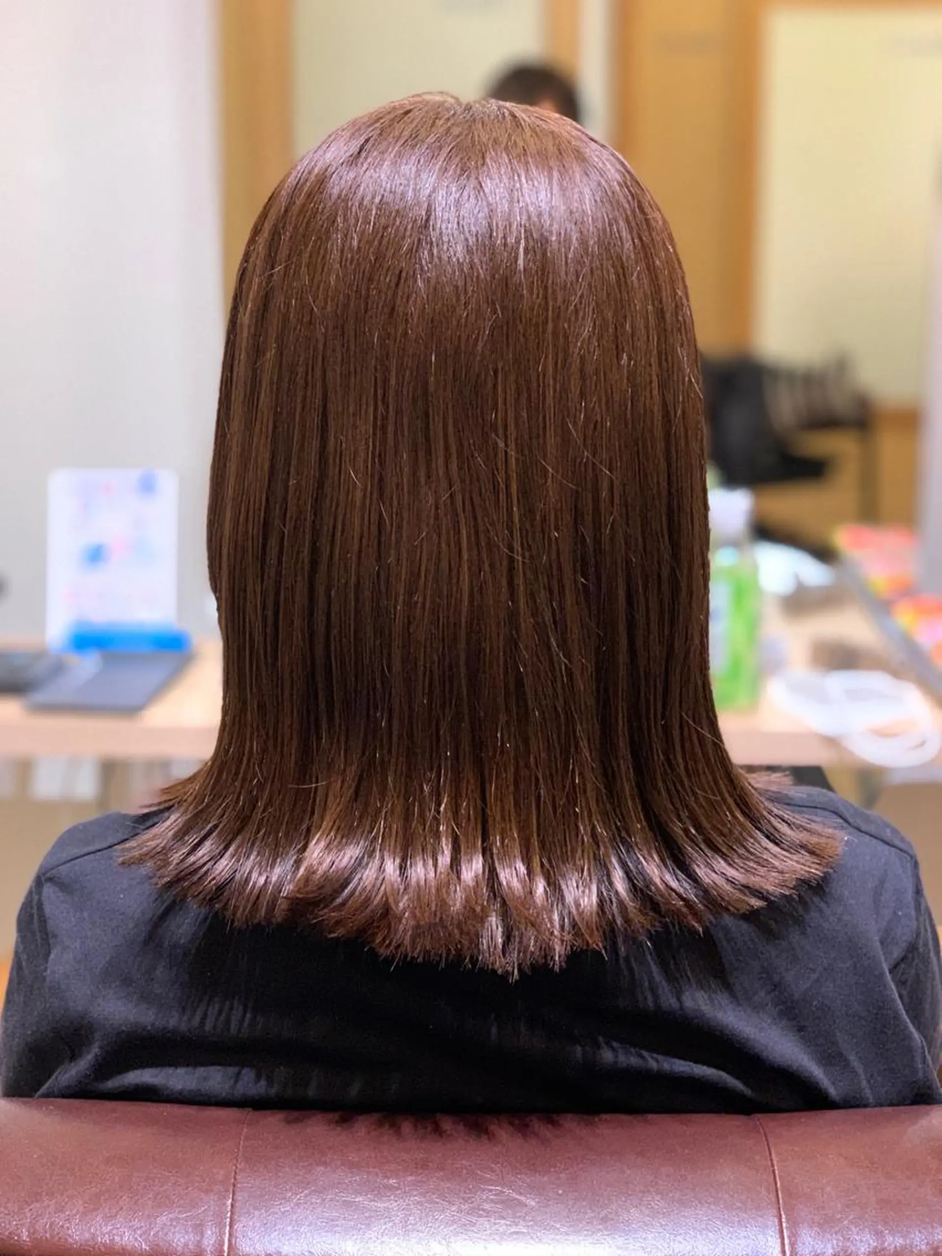 セミロング カラー 北川 拓也のヘアスタイル