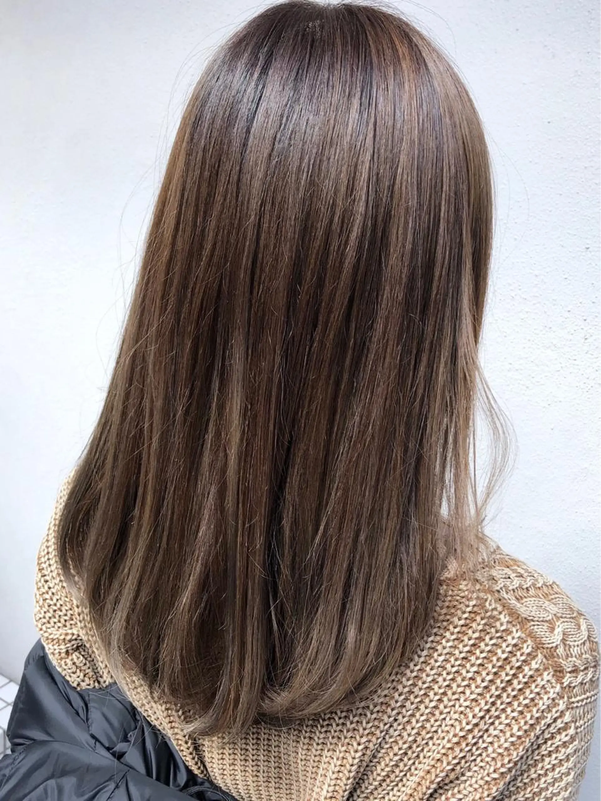 セミロング カラー 髪質改善/艶髪 やまなかのヘアスタイル