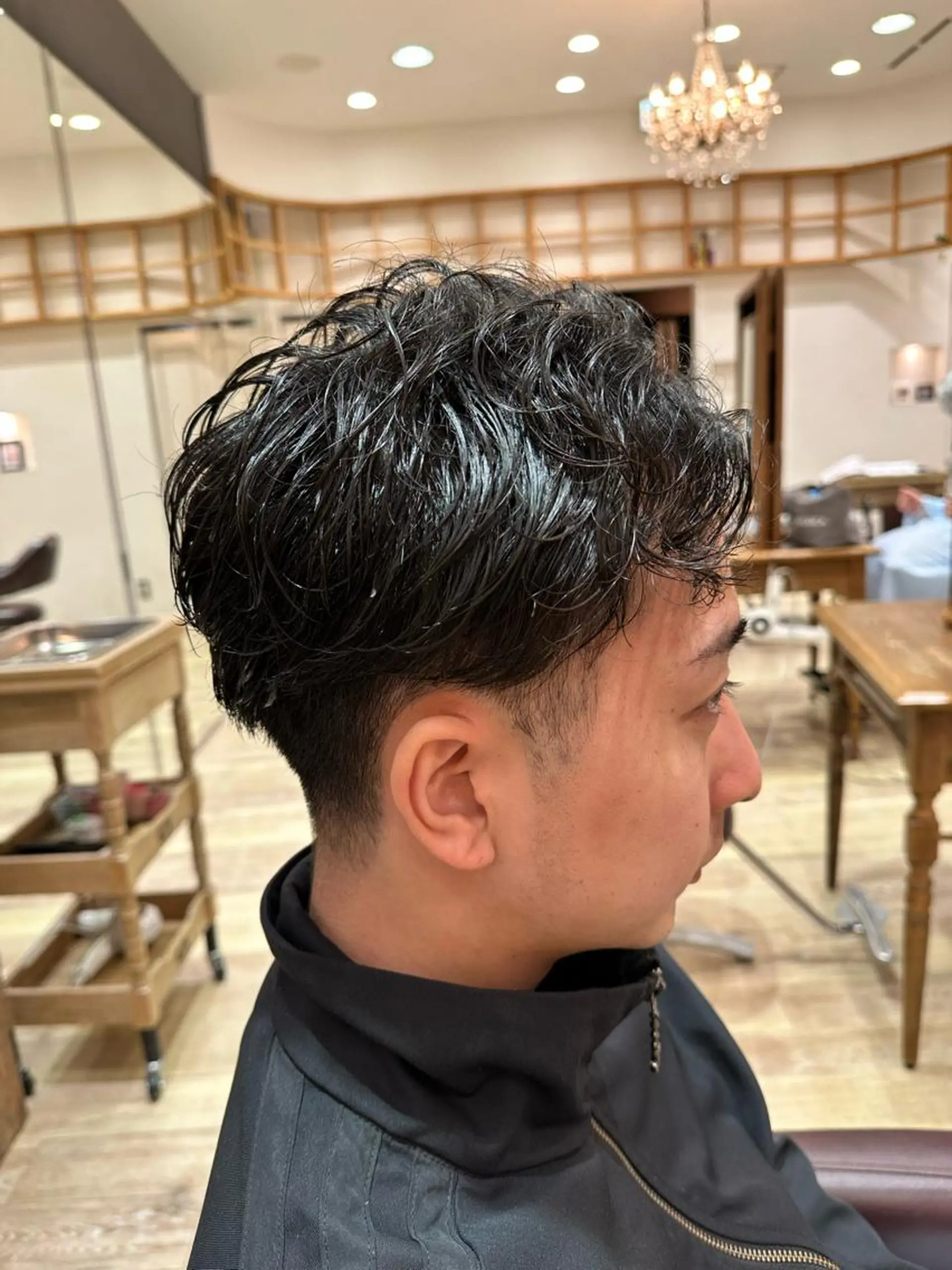 メンズ メンズパーマ 刈り上げ 宮原 智美のヘアスタイル