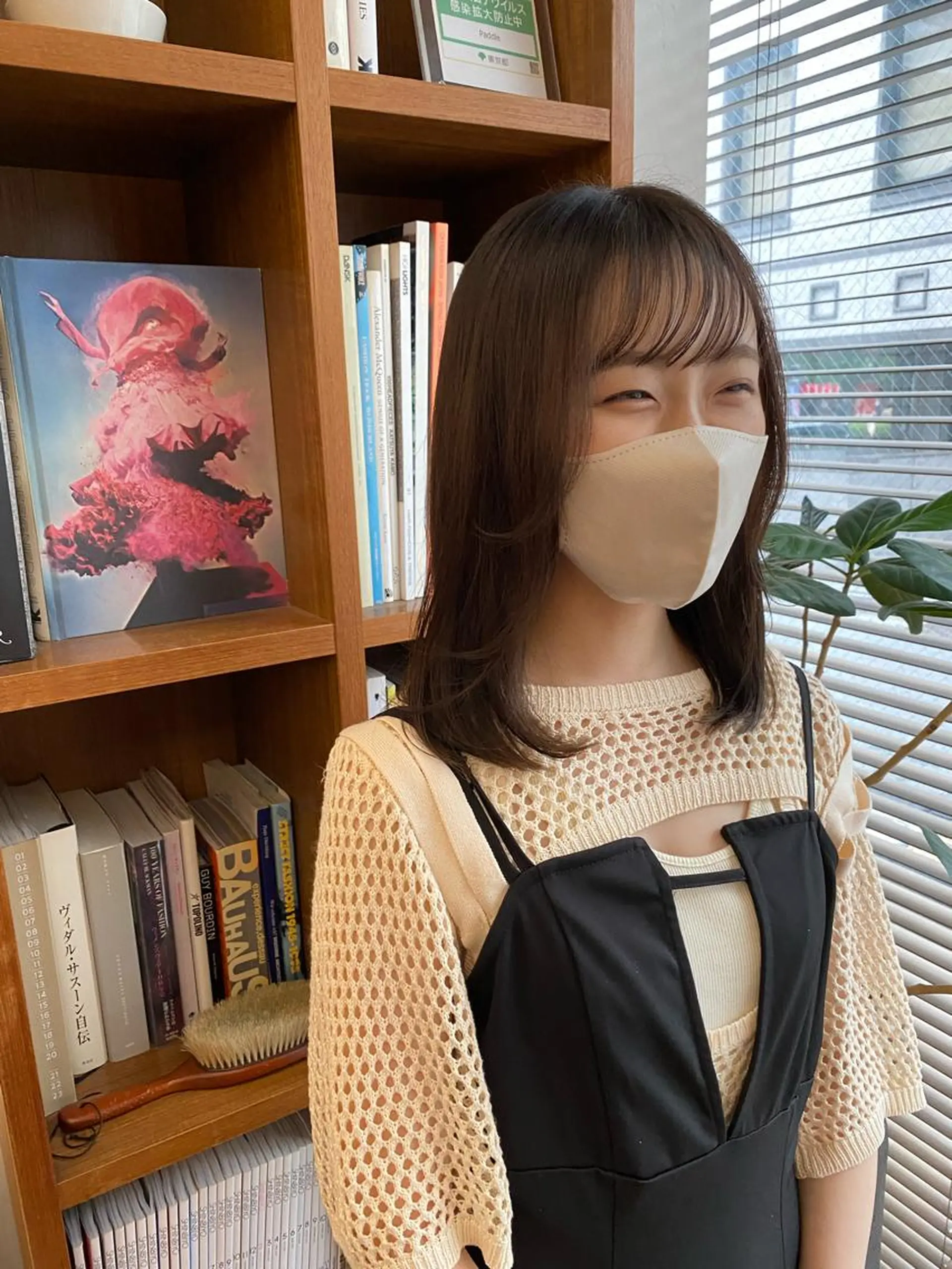 ミディアム カラー 似合わせレイヤー/ ニュアンスパーマ高倉のヘアスタイル