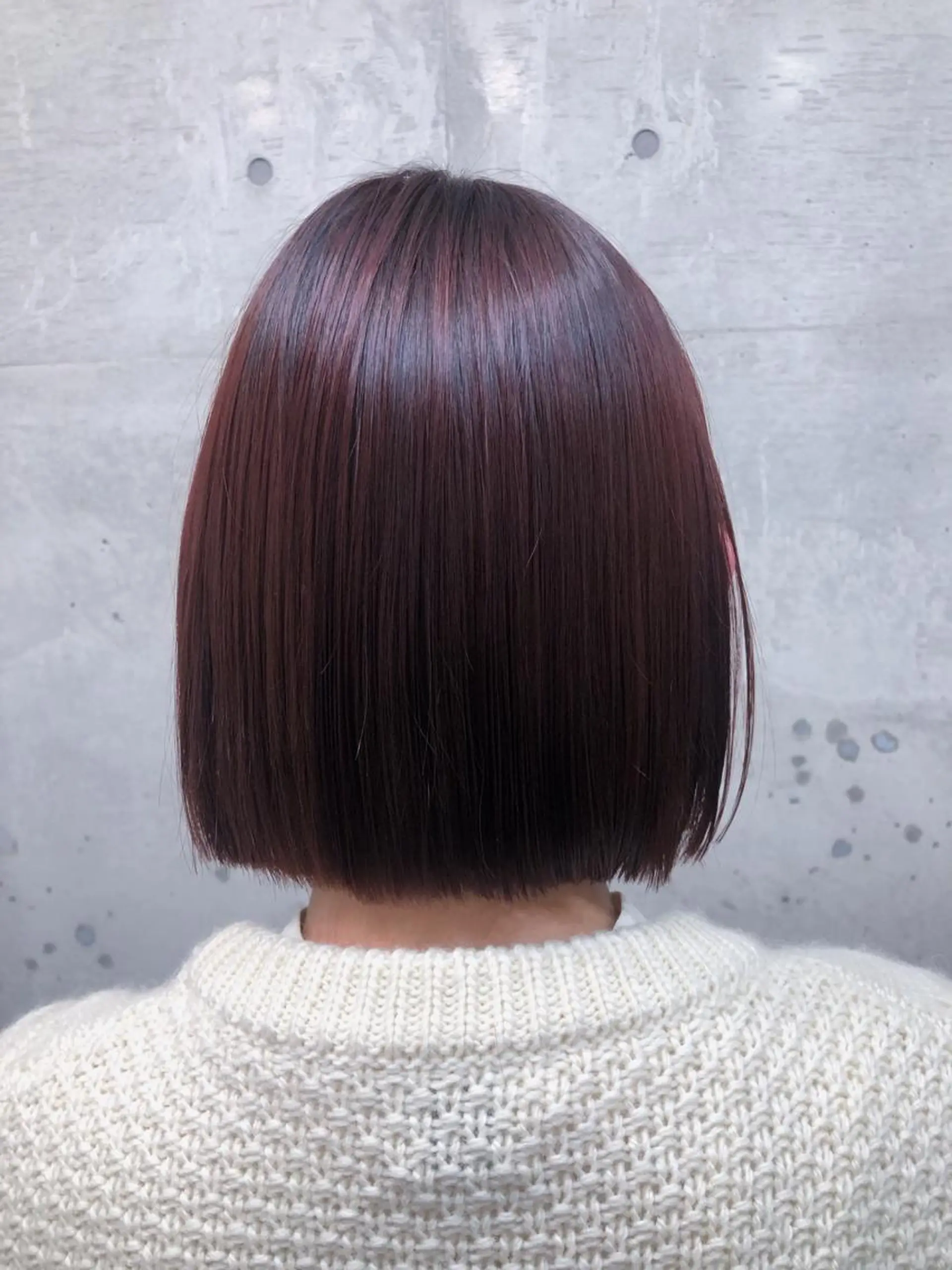 ショート カラー ボブ オン眉 カット ヘアカラー トリートメント MeL 横浜/ ＭＩＨＯのヘアスタイル