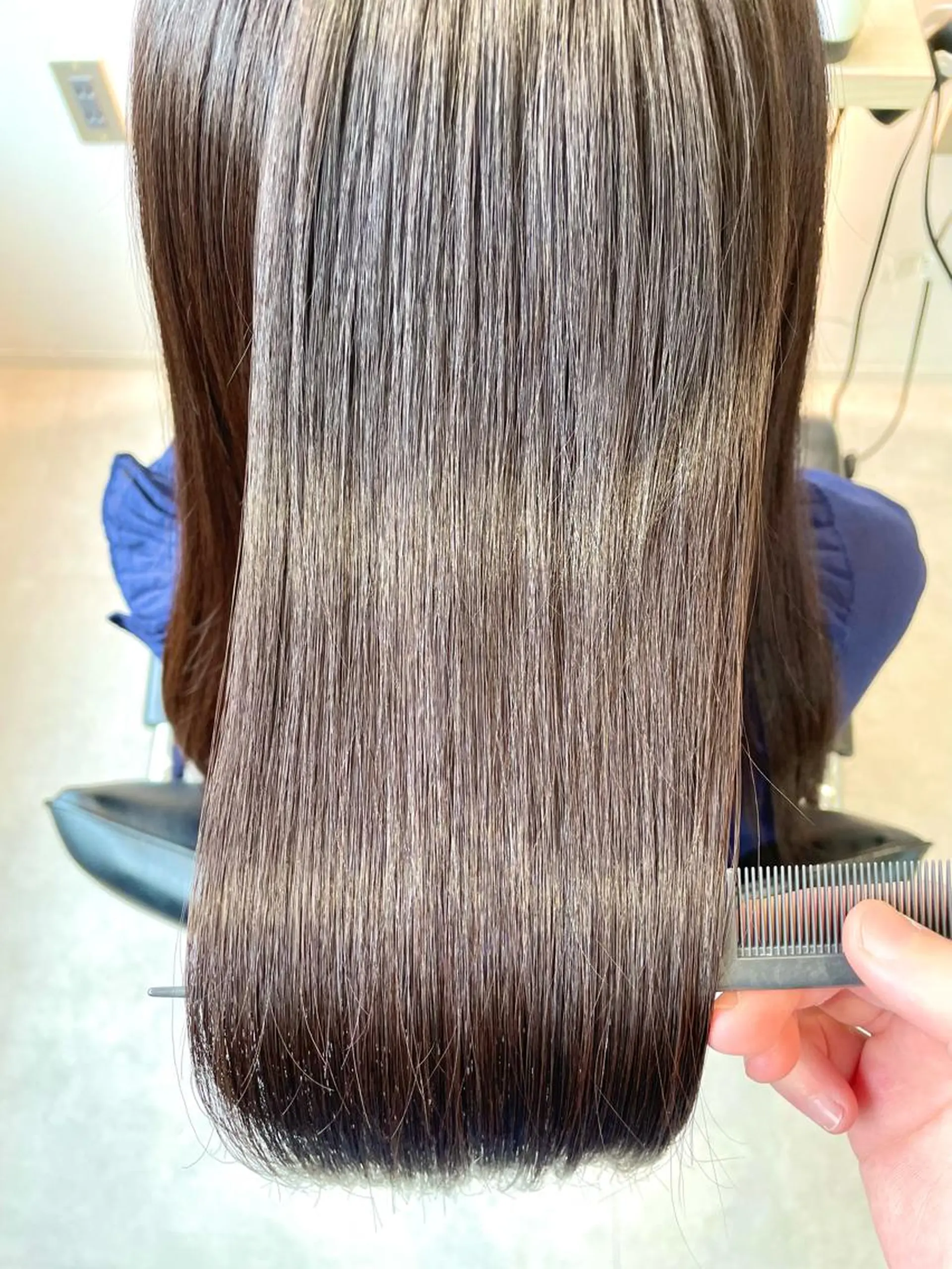 セミロング ウサミ/髪質改善 酸性ストレート🌈のヘアスタイル