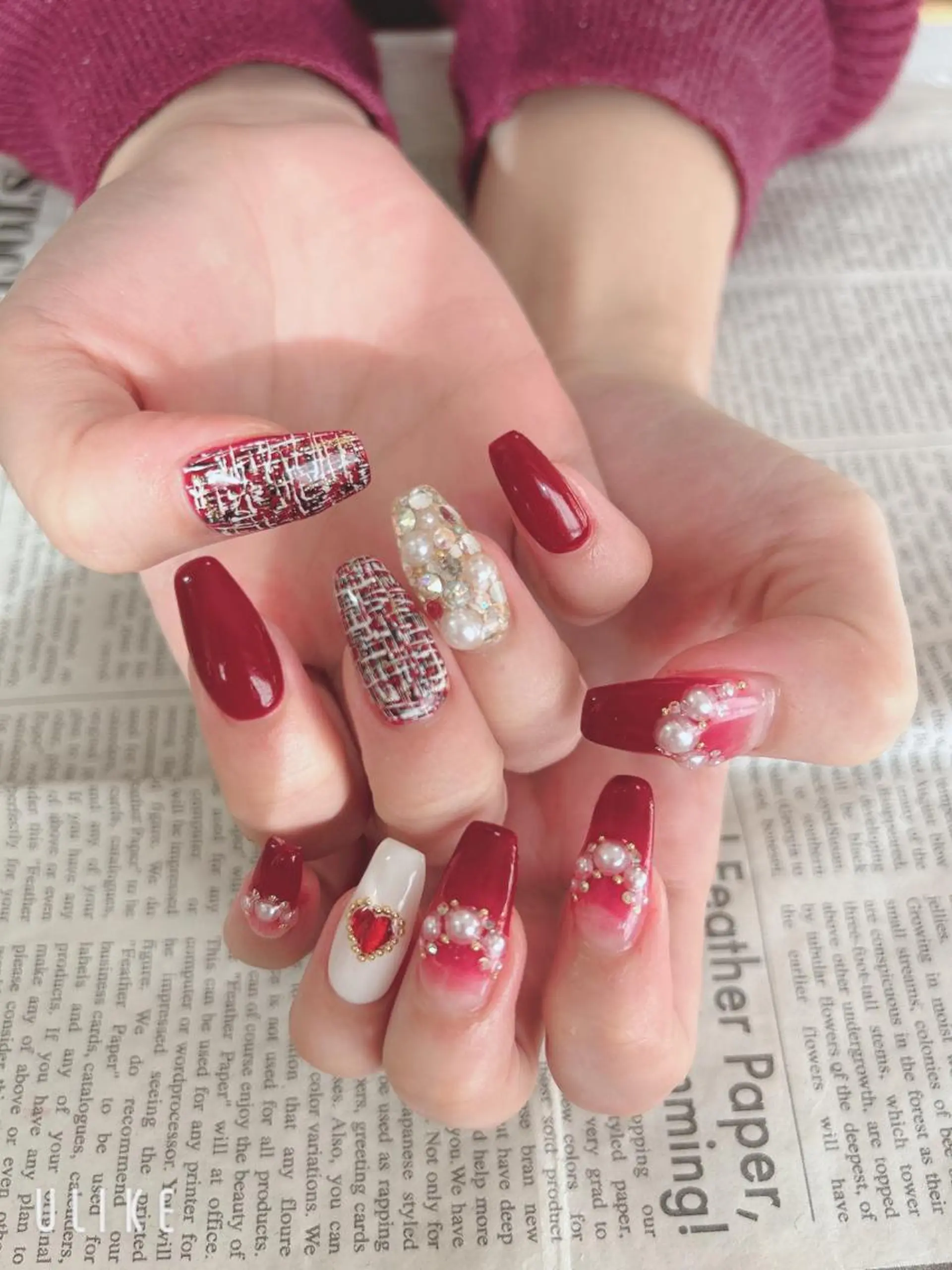 ネイル ハンドネイル ハンドケア 森山 舞のネイルデザイン