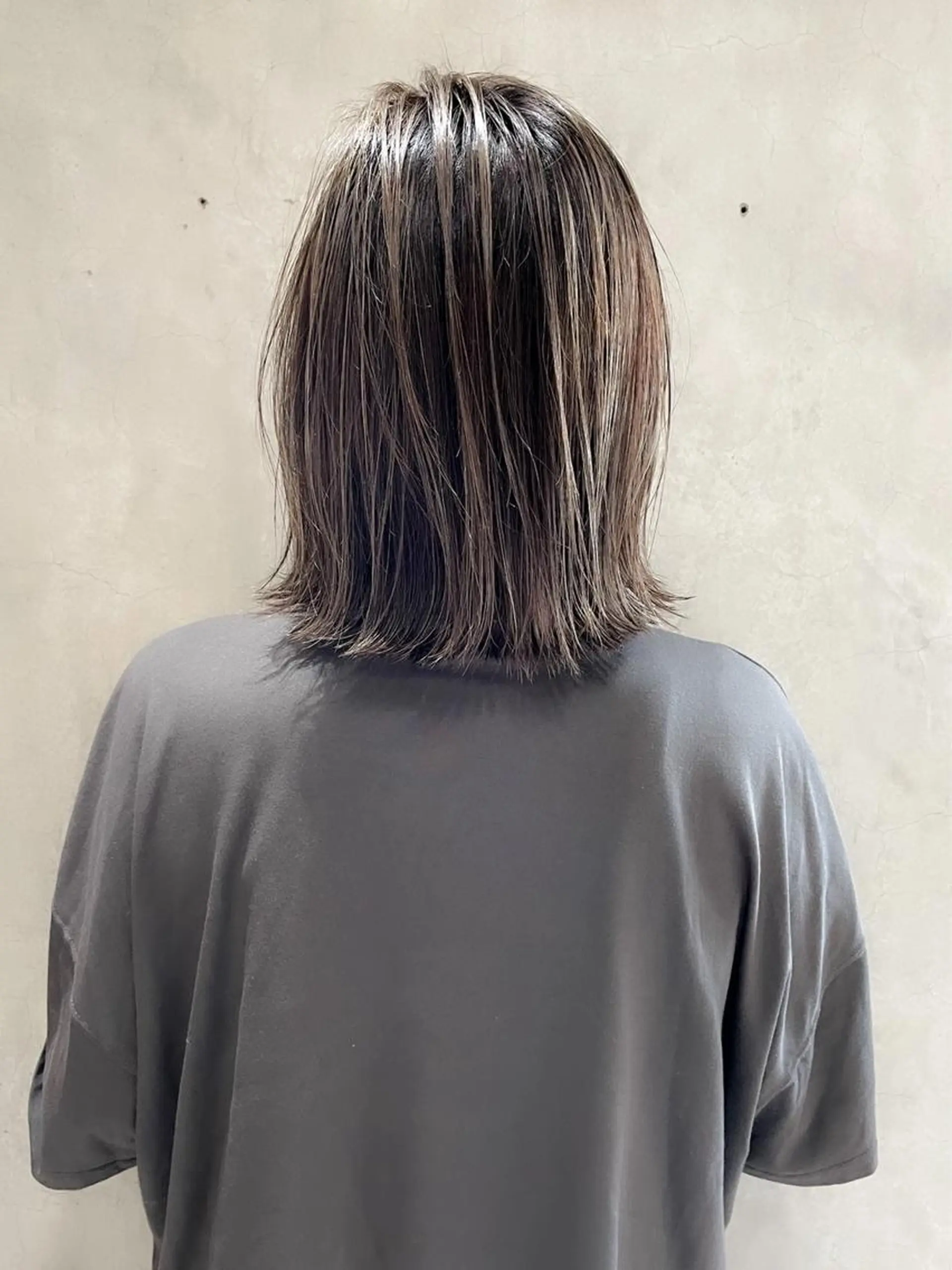 ミディアム 🌹ハッシュカット、 レイヤー韓国ヘア🌹のヘアスタイル