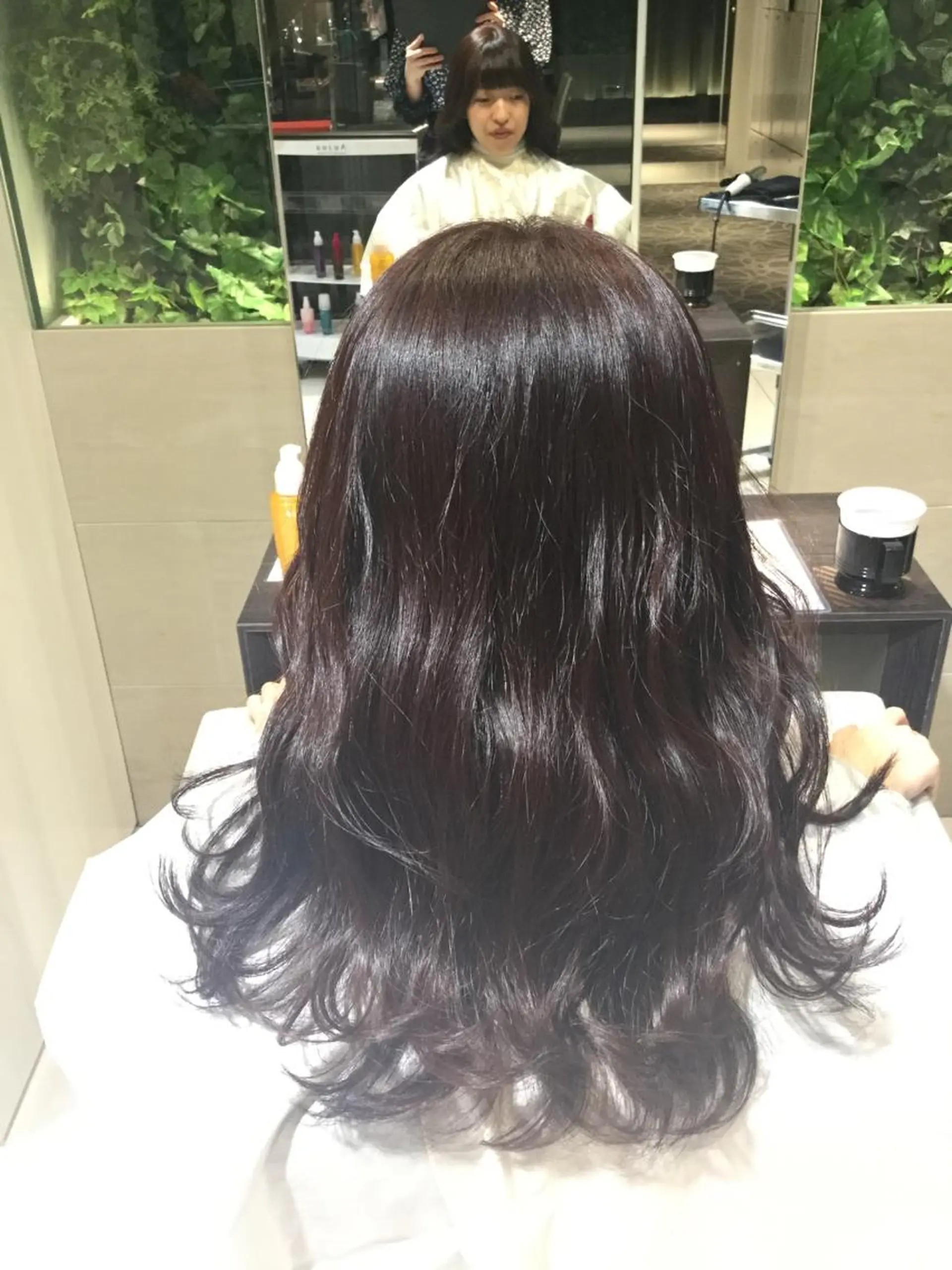 セミロング カラー バイオレットカラー 【似合うが見つかる】 Hanaのヘアスタイル