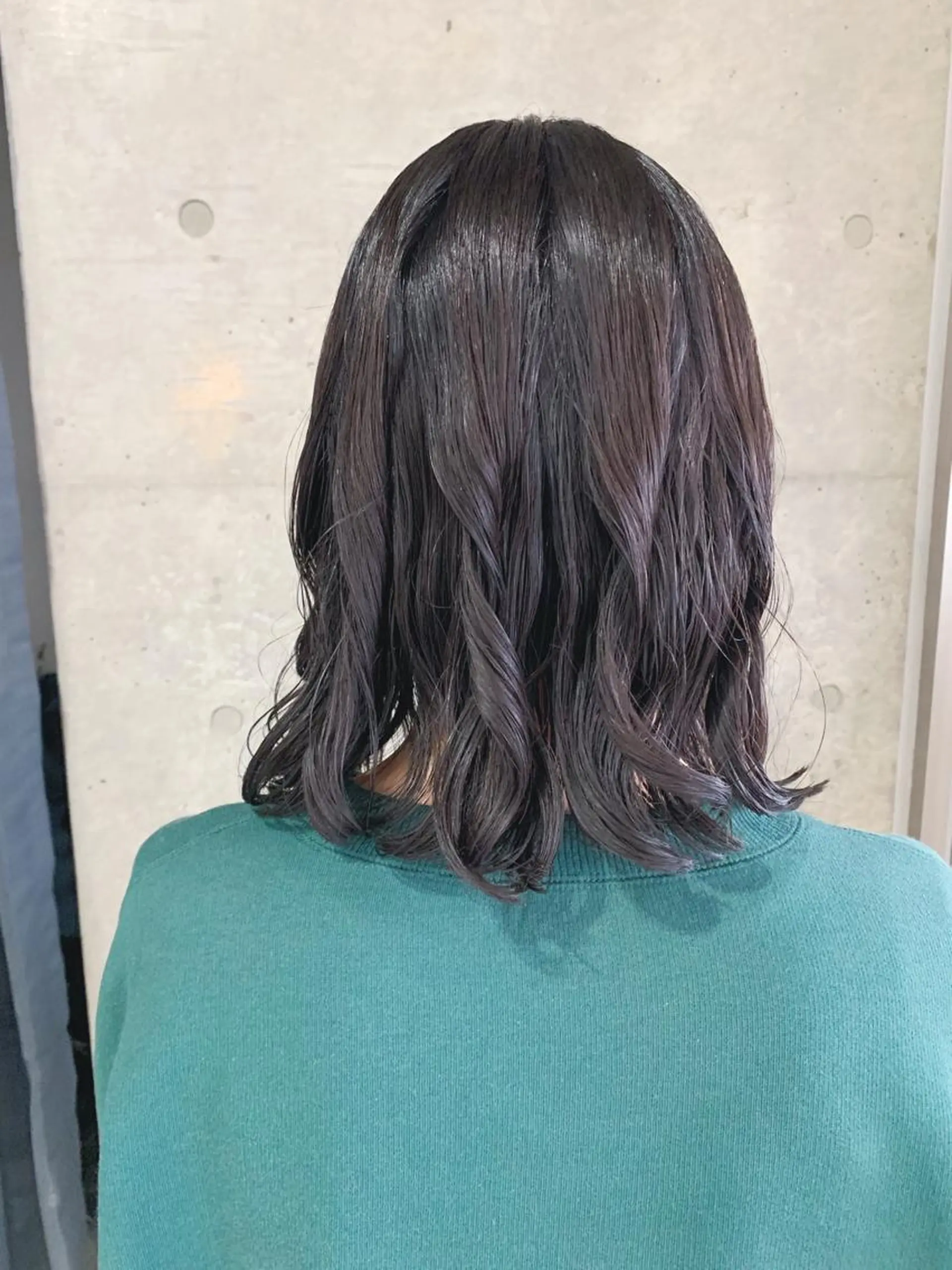 ミディアム パーマ ボブパーマコテ巻き風 パーマNo1深江秀平のヘアスタイル