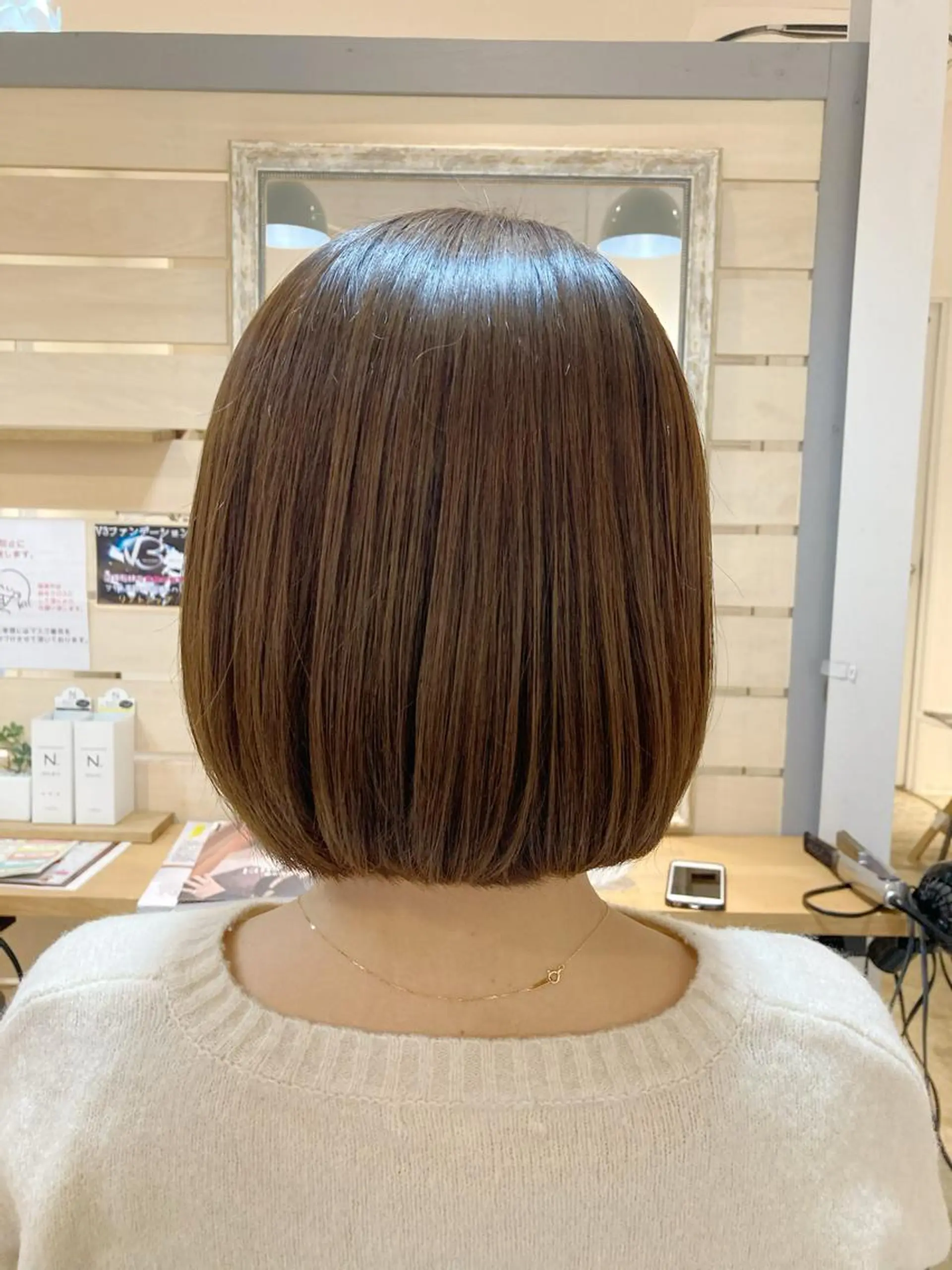 ショート カラー ベージュカラー カット ヘアカラー トリートメント 【女性指名No.1】 西口直子のヘアスタイル