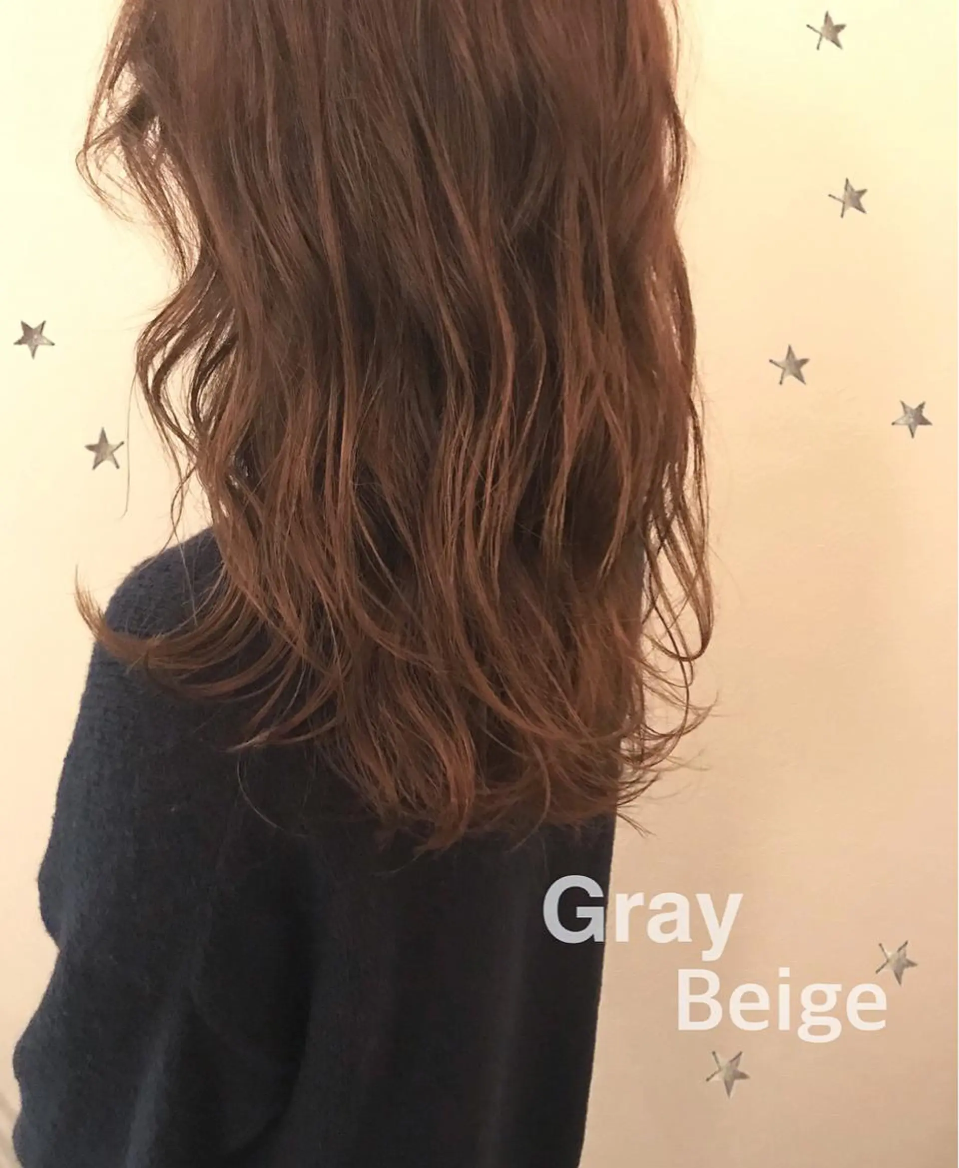 セミロング カラー 市川 千夏のヘアスタイル