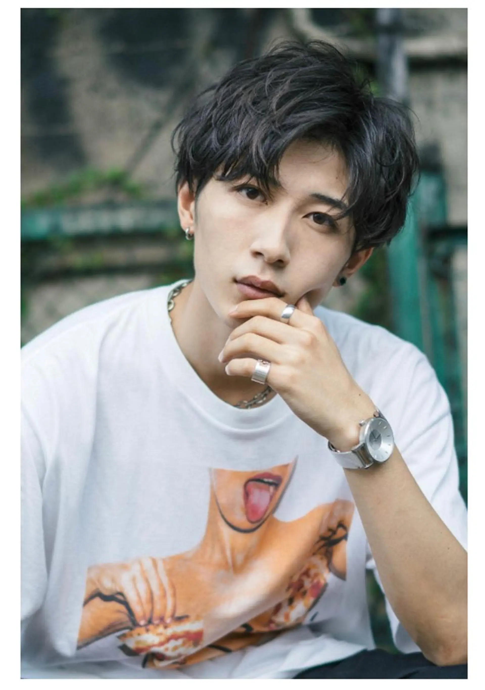メンズ マッシュ 井上 りょうのヘアスタイル