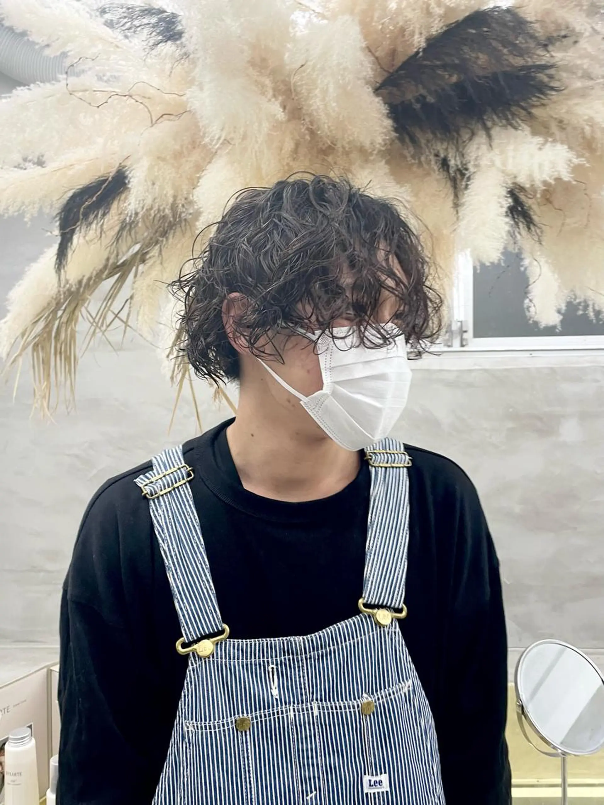 ショート パーマ ヘアアレンジ メンズ メンズバレイヤージュ メンズブリーチ センターパート フェードカット メンズハイライト パーマ トリートメント ハイトーン/レイヤー 🌸さくらのヘアスタイル