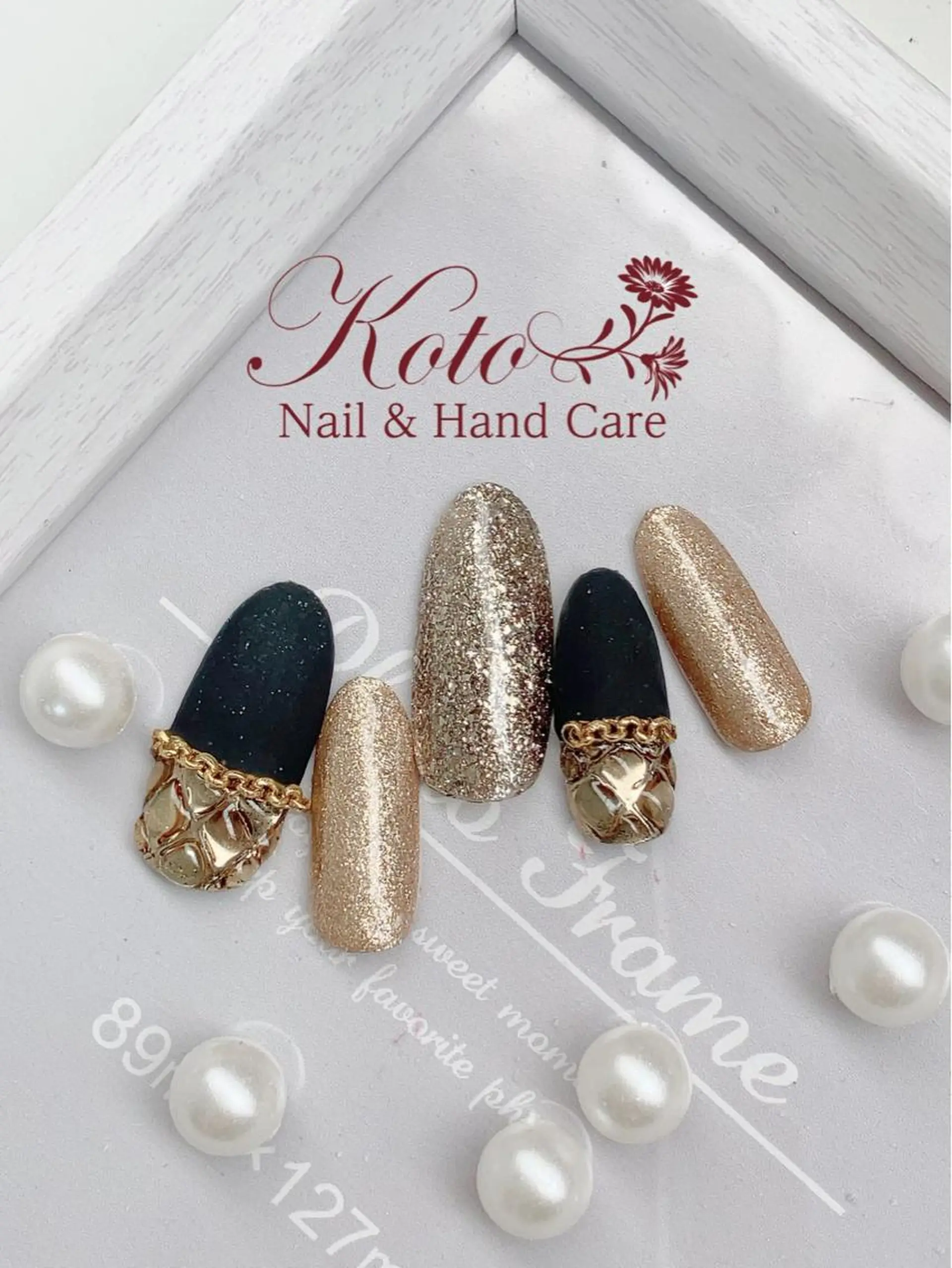 ネイル 長さ出し フットネイル フレンチネイル ジェルネイル 韓国ネイル Risa ネイルサロンKOTOのネイルデザイン