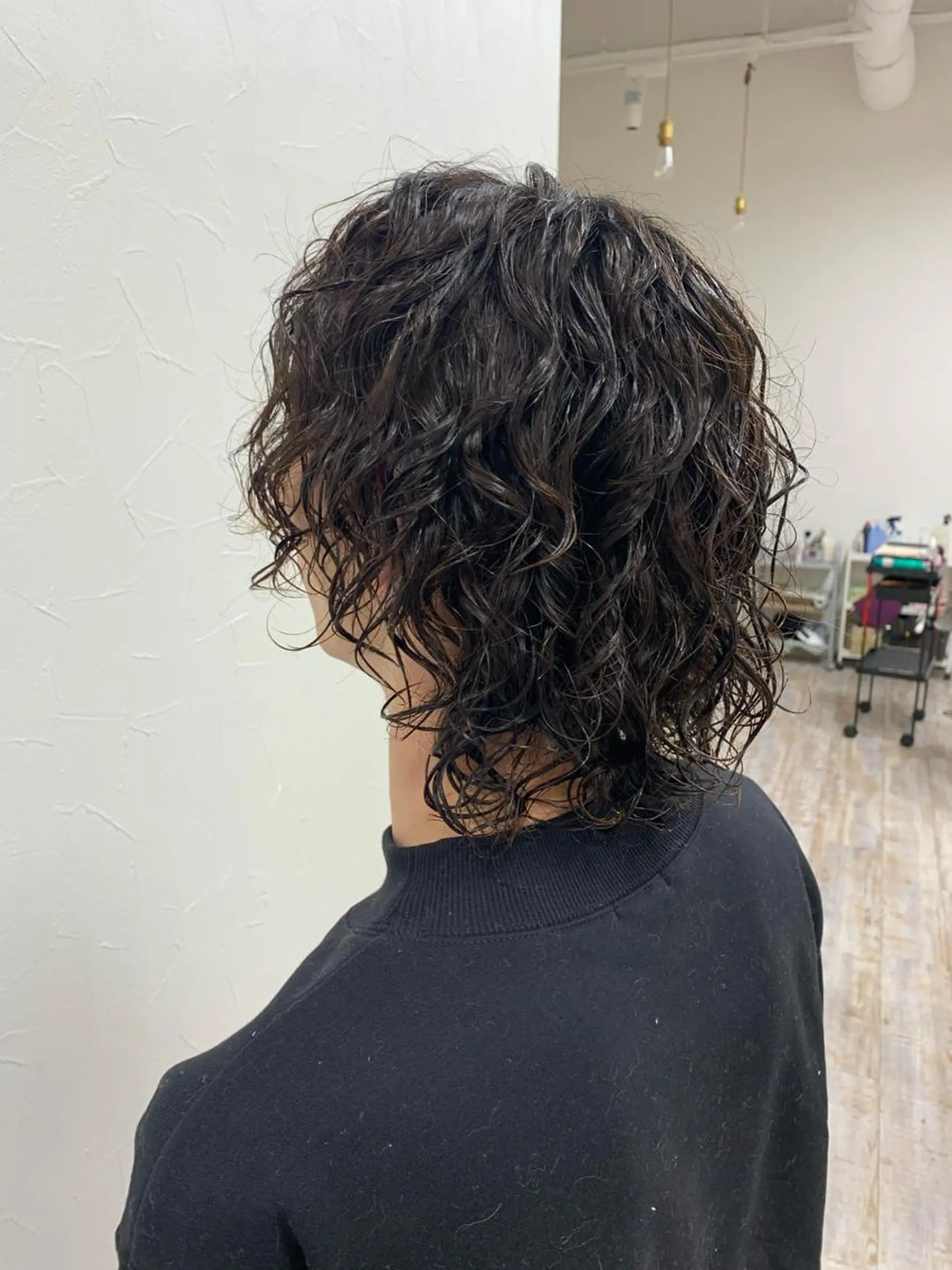 パーマ メンズ メンズパーマ スパイラルパーマ カット パーマ ROSEL末吉 海渡のヘアスタイル