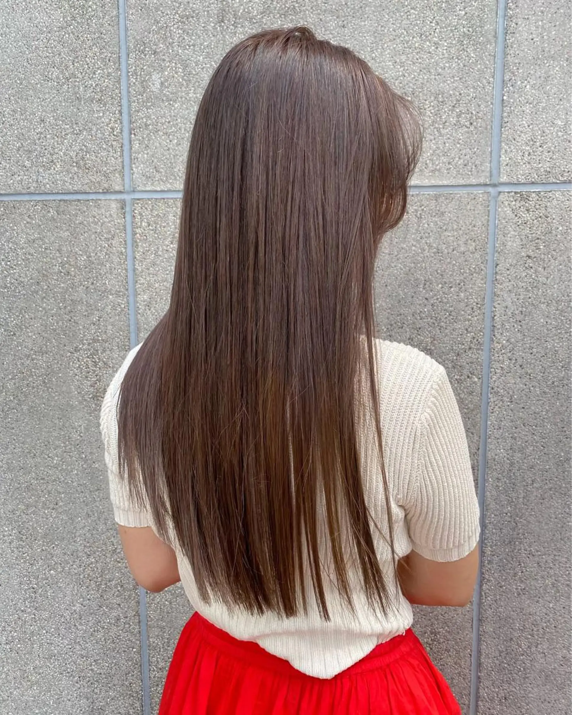 ロング カラー 🧸艶々韓国ヘア 🧁mizunaのヘアスタイル