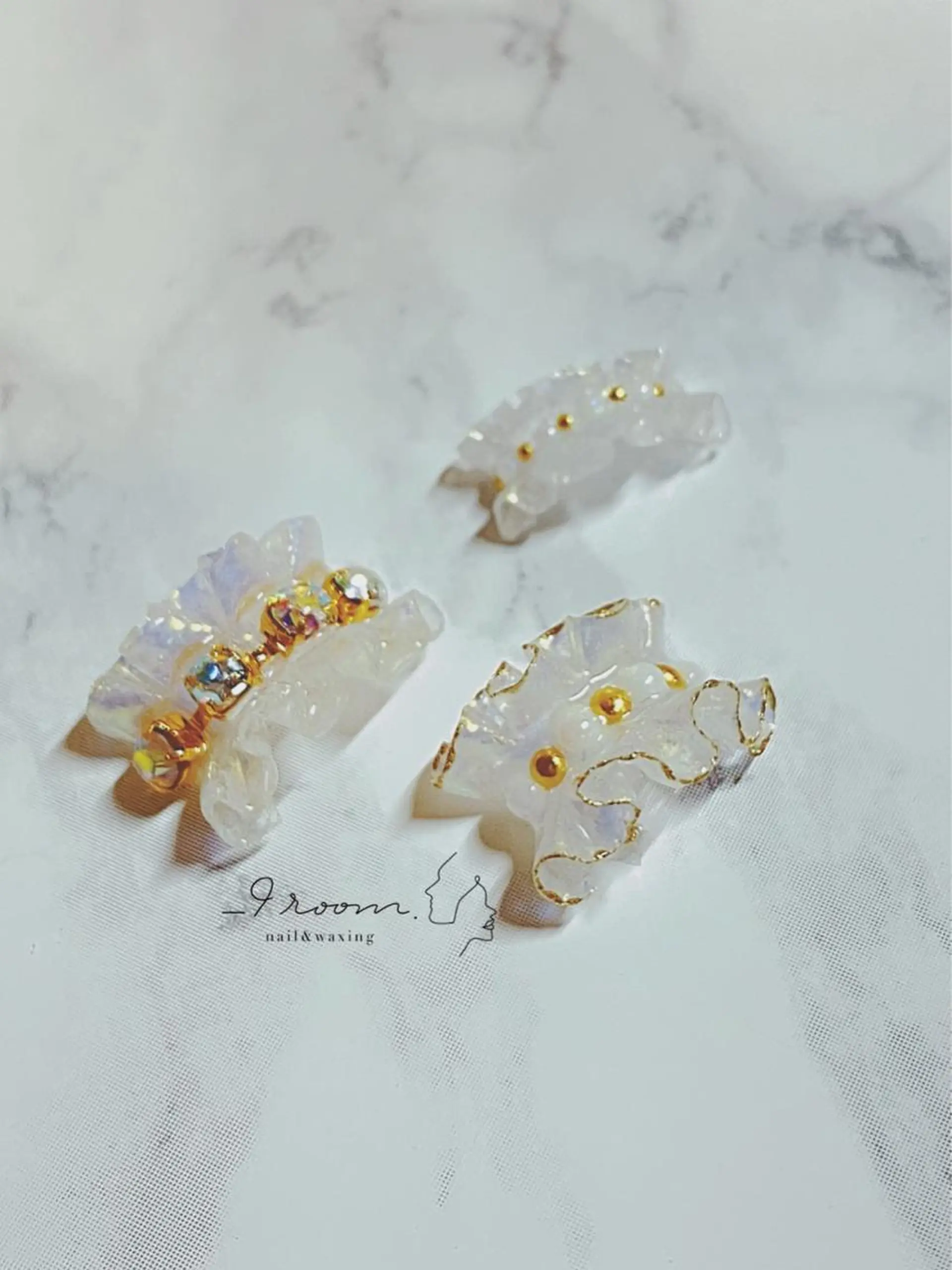 ネイル クリアネイル ロングネイル ネイルチップ 冬ネイル _9 room. Yoshimiのネイルデザイン