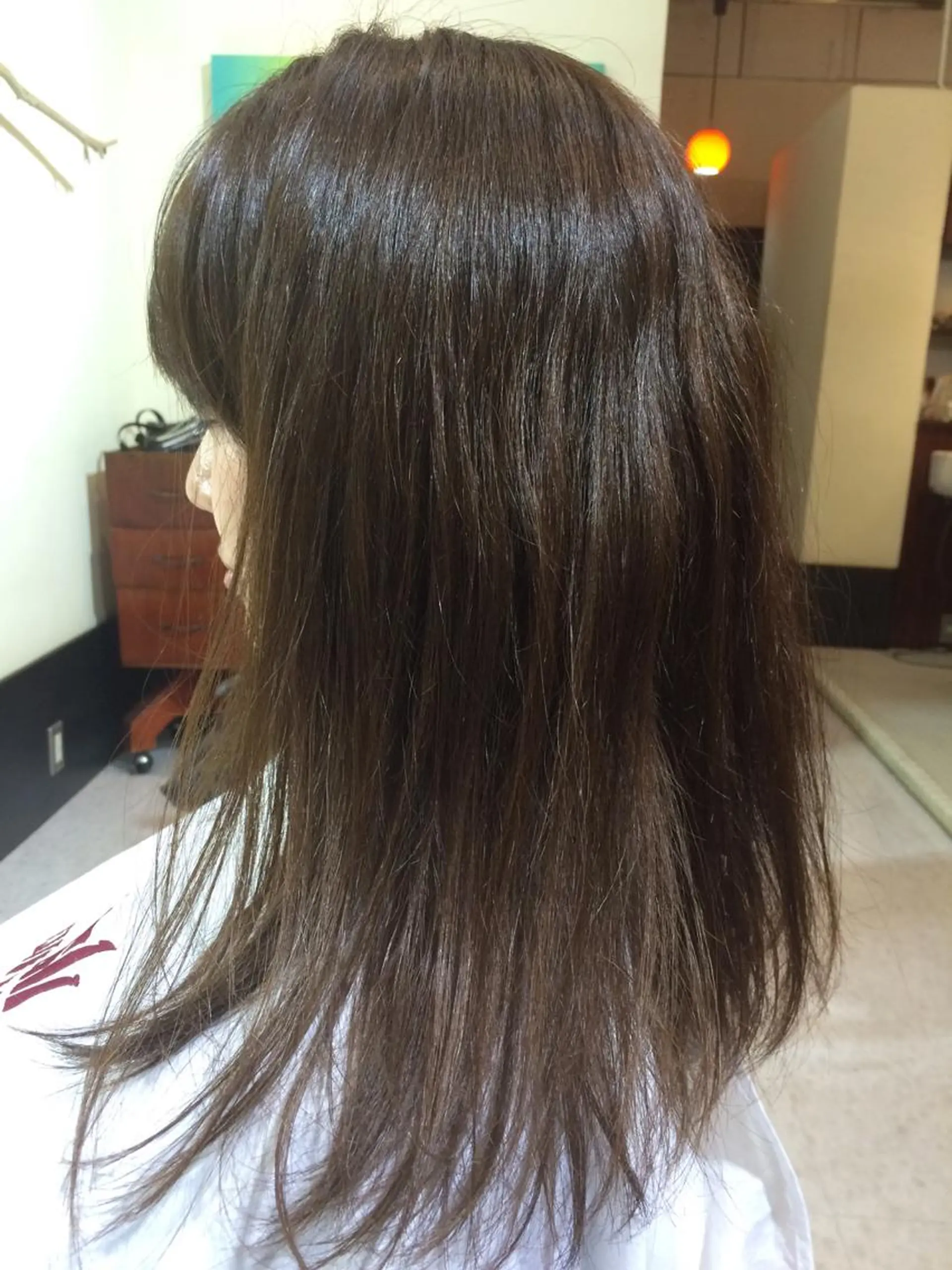 カラー ベージュカラー オリーブベージュ VENI VIDI VICI所属・河原 卓司のヘアスタイル