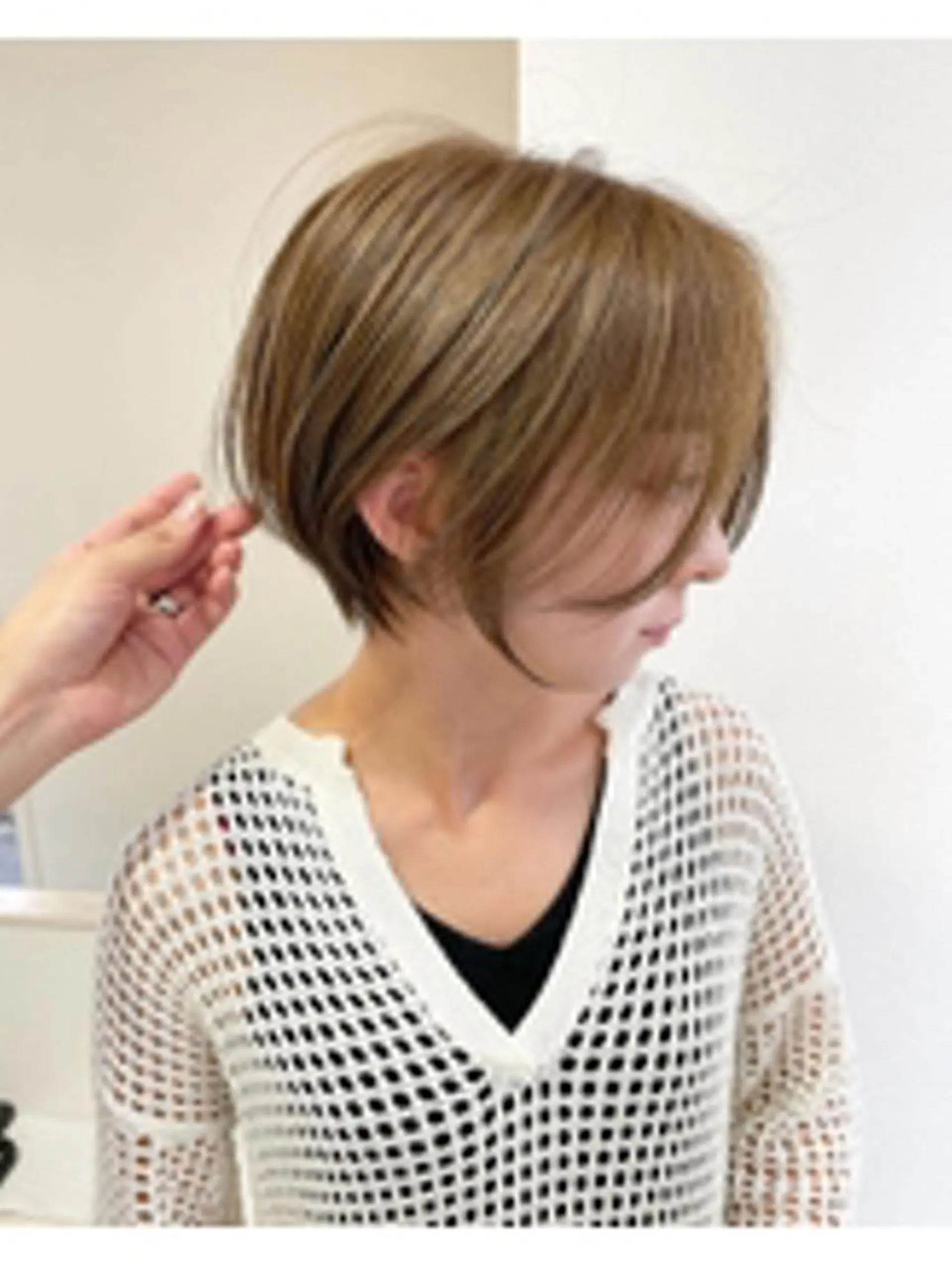 ショート 韓国レイヤー🇰🇷 ReLien西大寺店のヘアスタイル