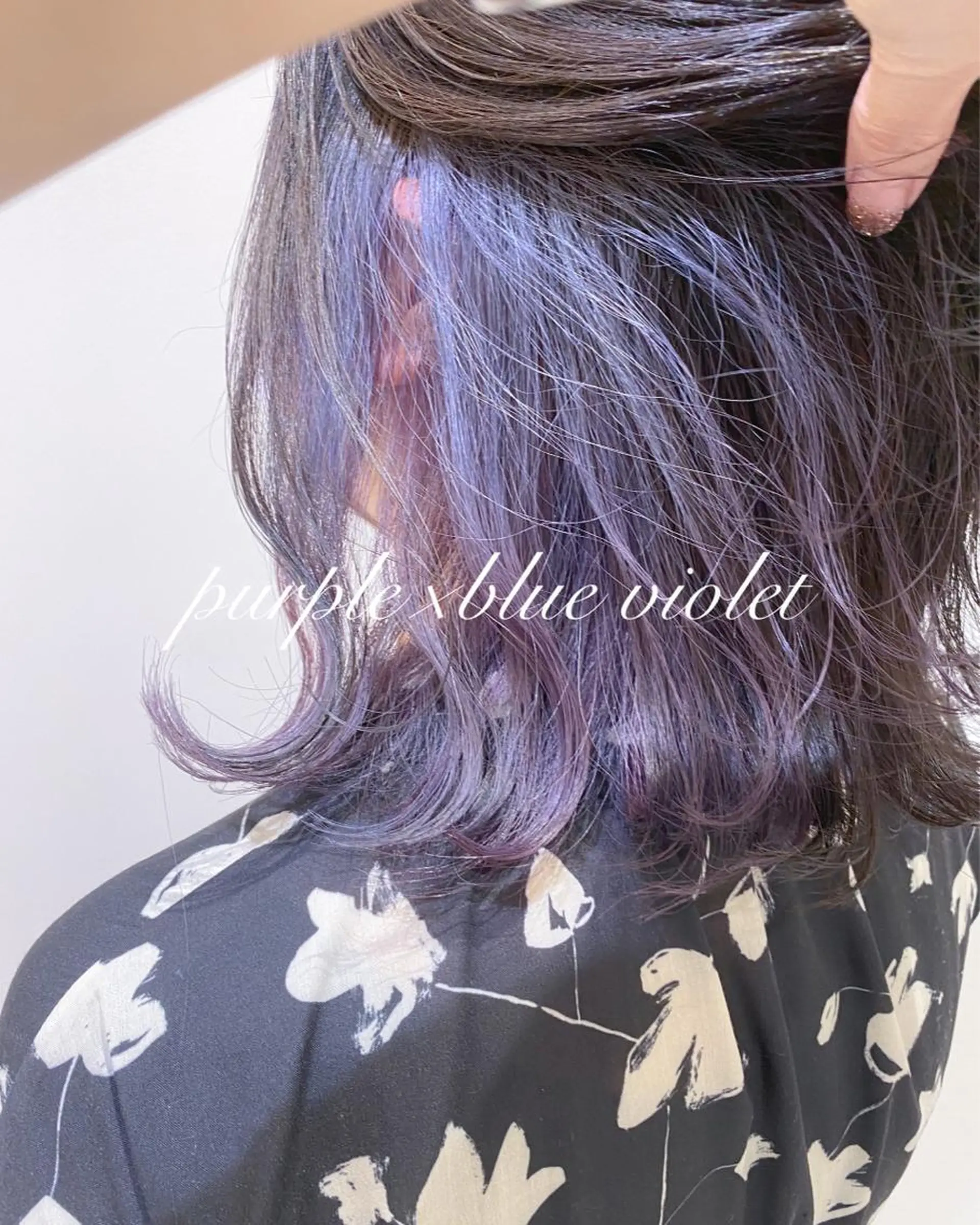 ミディアム カラー ブリーチ 横浜🍒ルーツカラー エクステ／RIEのヘアスタイル