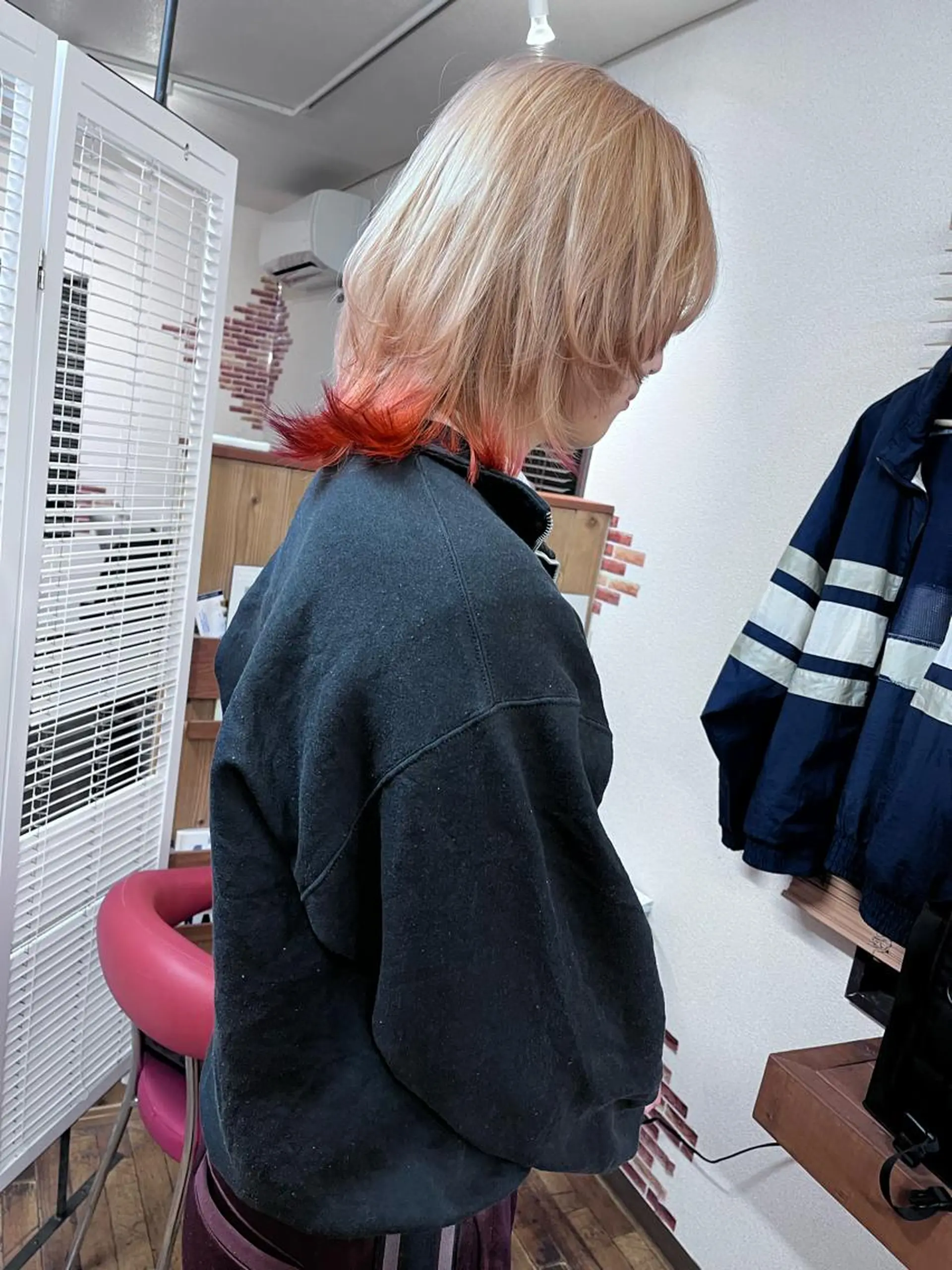 ミディアム カラー カット ヘアカラー トリートメント さいとう つかさのヘアスタイル