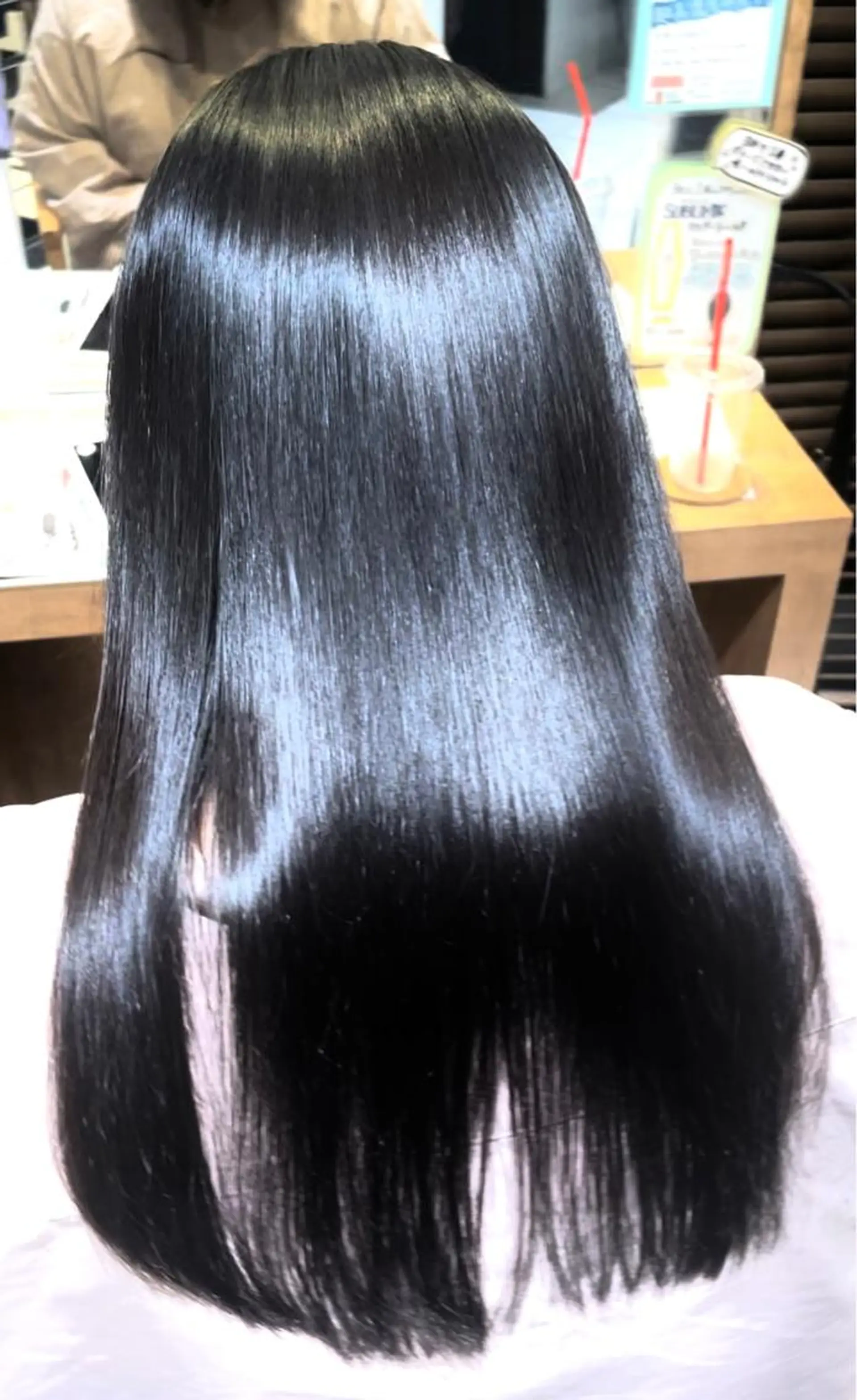 ロング 縮毛矯正 掛川 麻緒のヘアスタイル