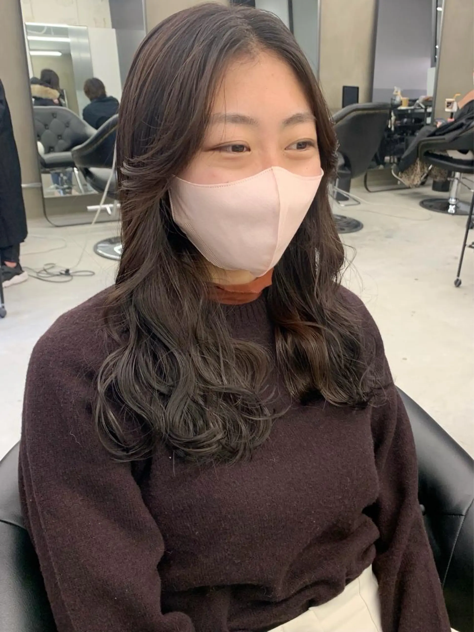 セミロング カラー ブラウンカラー kimika🥑 メンズ/髪質改善のその他イメージ