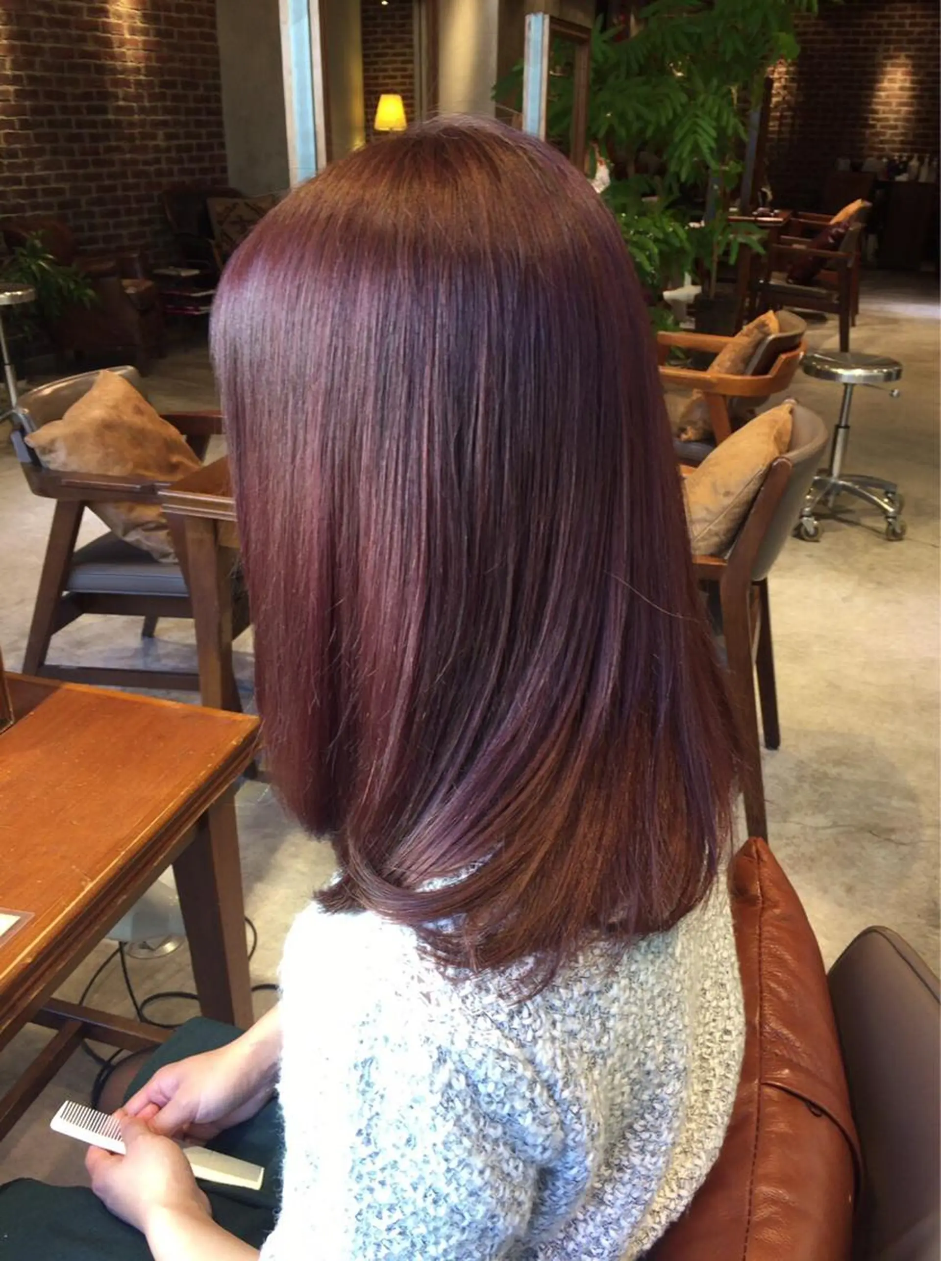 ロング カラー ブリーチ ブリーチなしカラー ピンクカラー ツヤ美髪💐 髪質改善/高山愛来のヘアスタイル