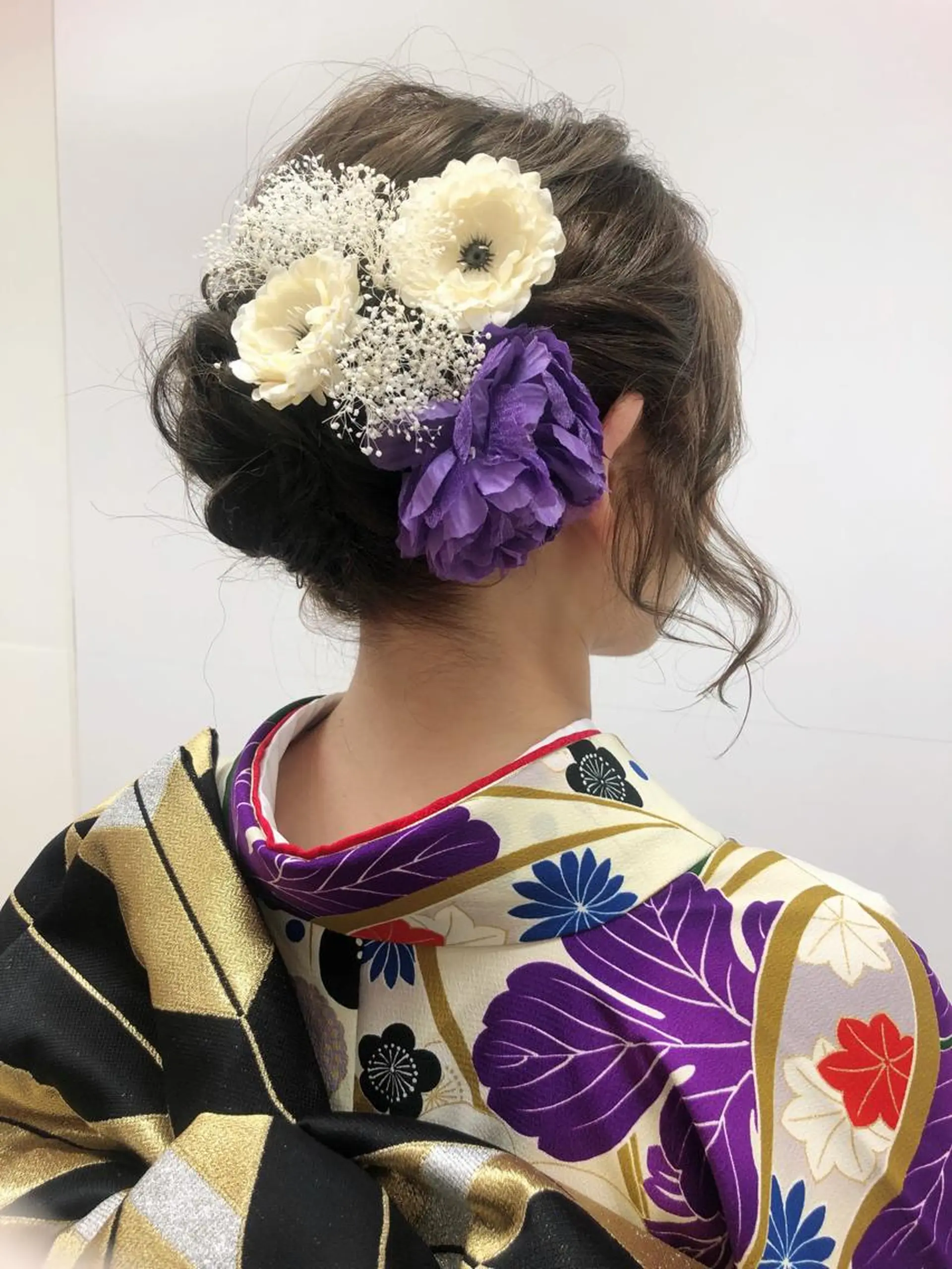 ヘアアレンジ 内田温子大人女性 ハイライト、ボブのヘアスタイル