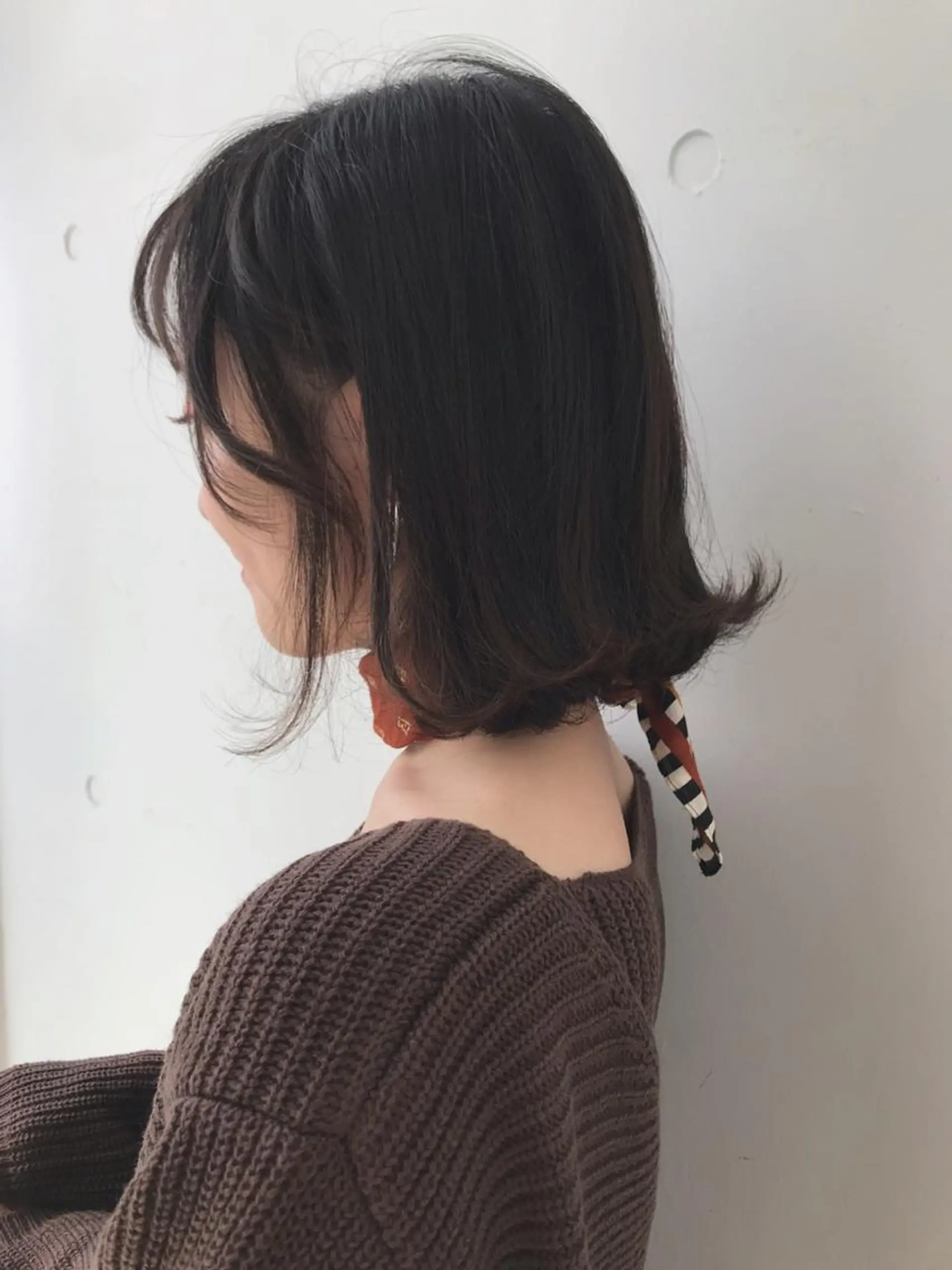 ミディアム ボブ 外ハネヘア non .のヘアスタイル