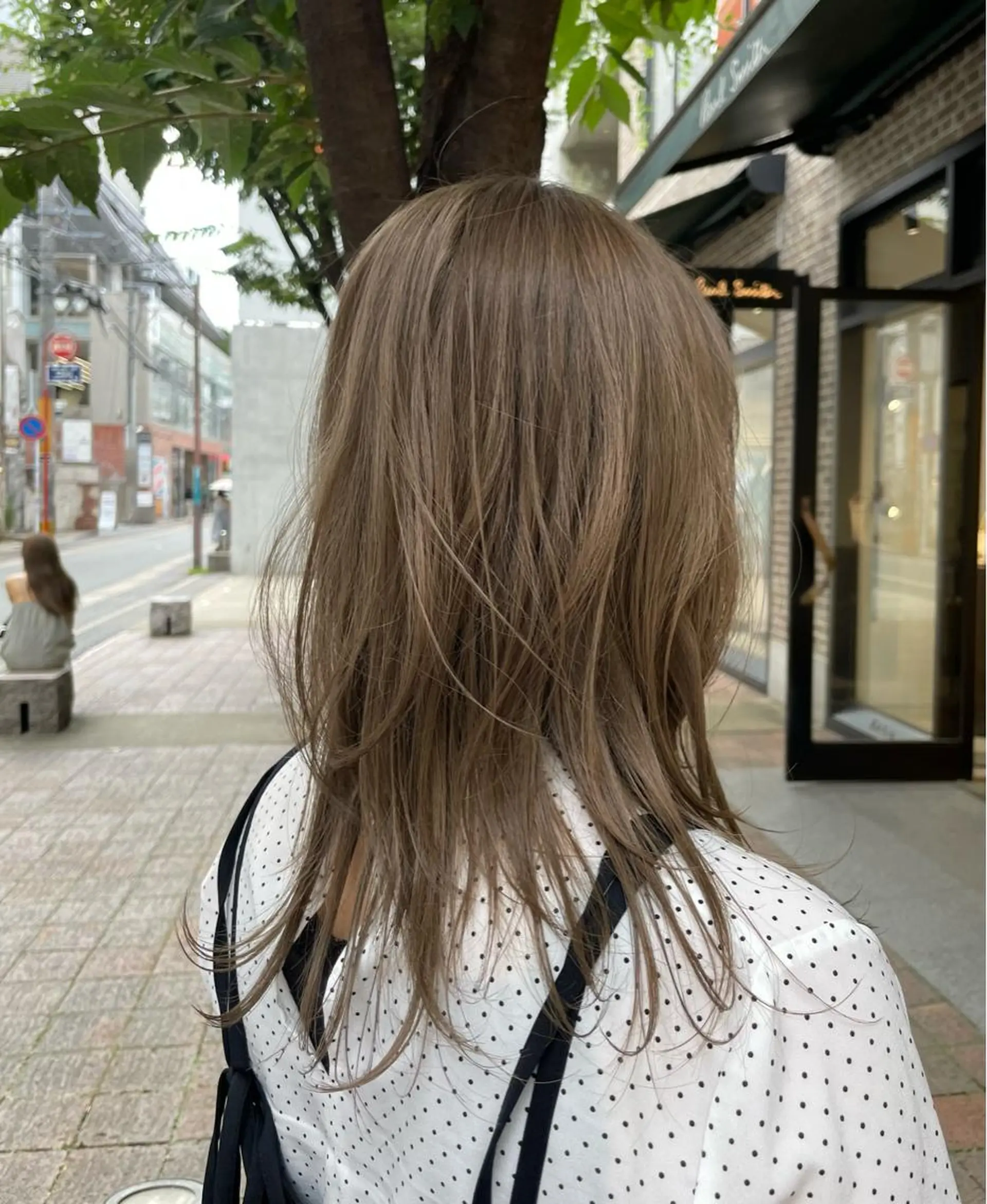 セミロング カラー ヘアカラー 野田 カレンのヘアスタイル