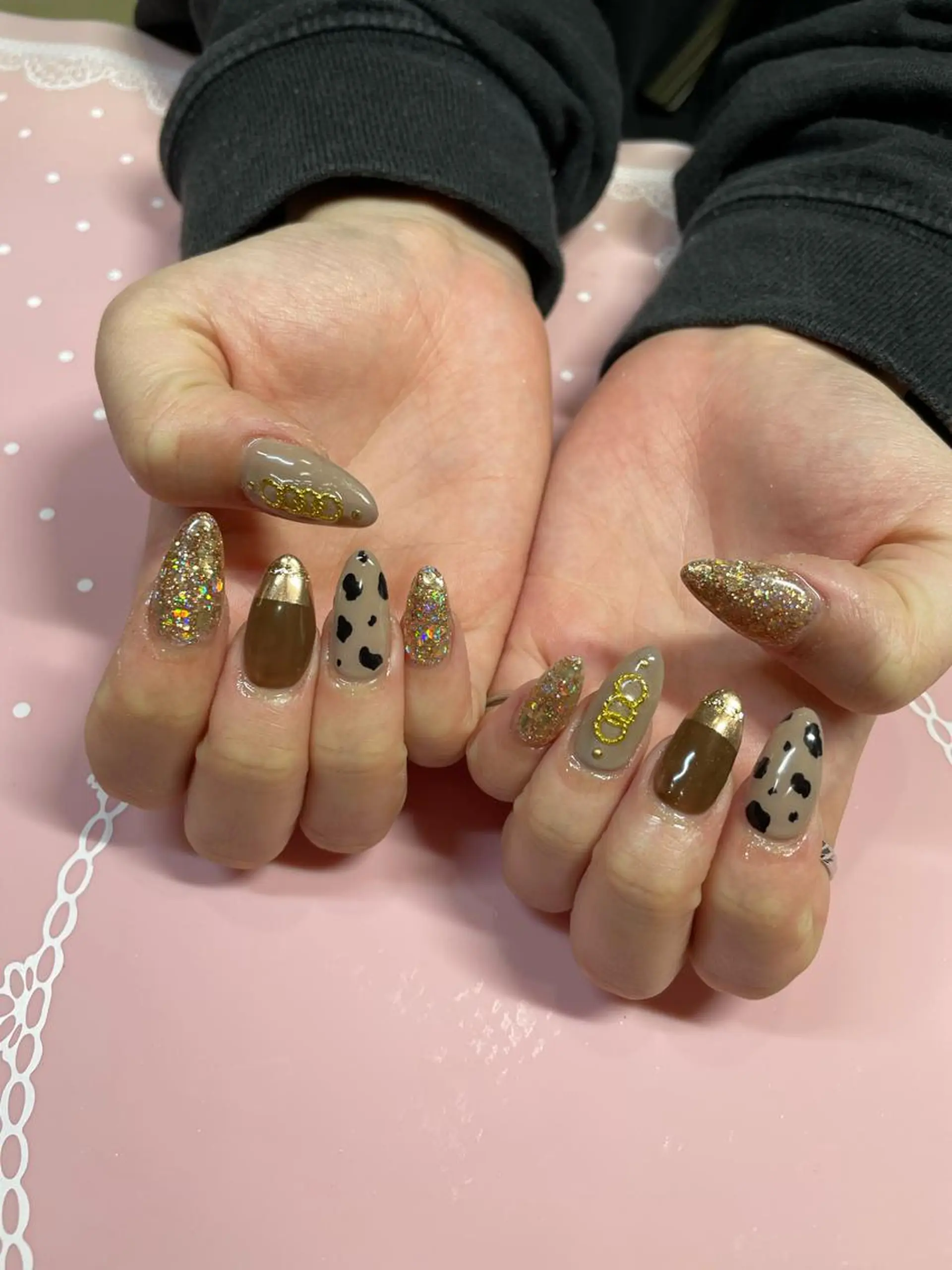 ミディアム ネイル 《LB》ラブリエ Nail&eyeのマツエク・マツパデザイン