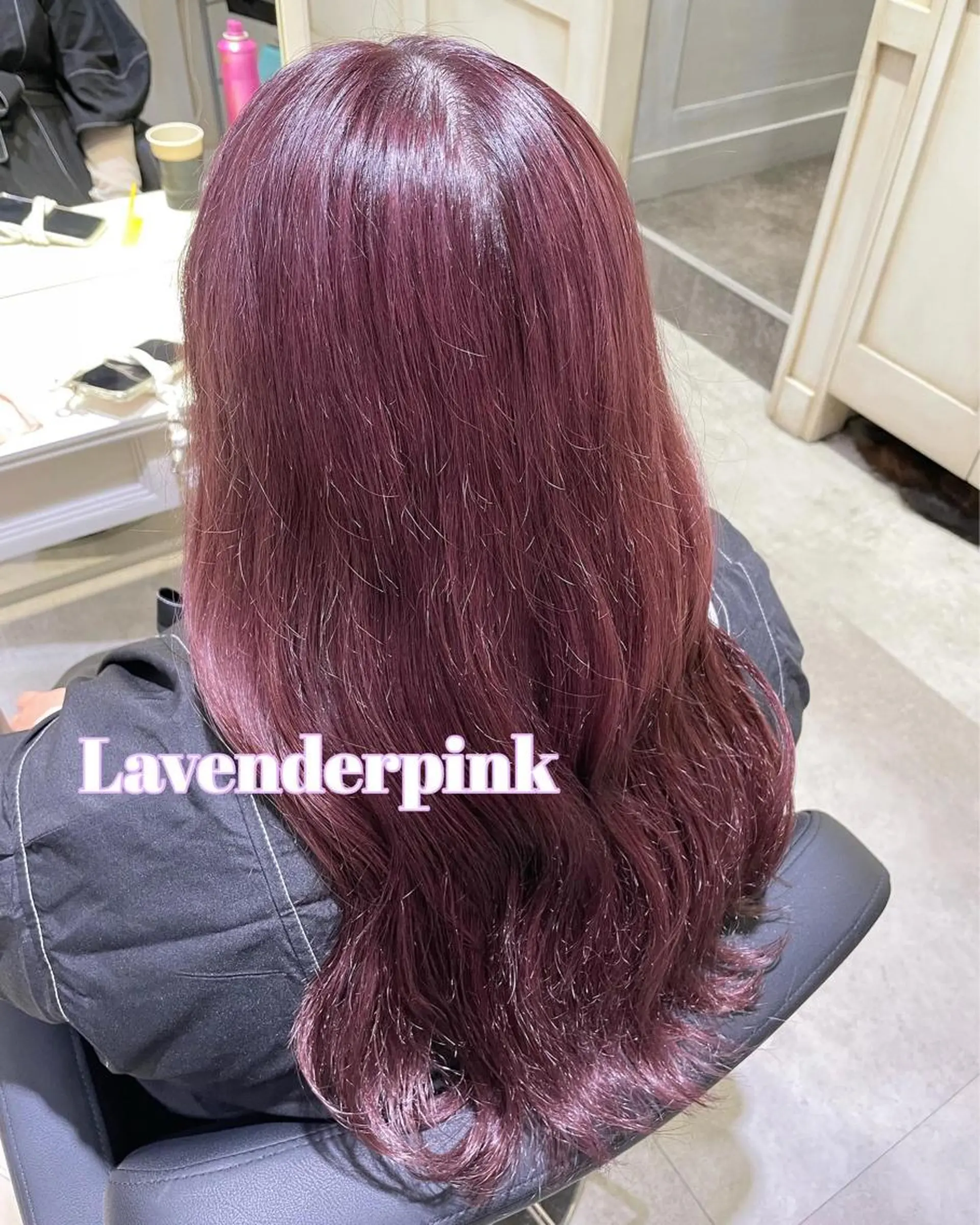 ロング カラー 🌷ピンク/韓国風 暖色カラー ゆい🌷のヘアスタイル