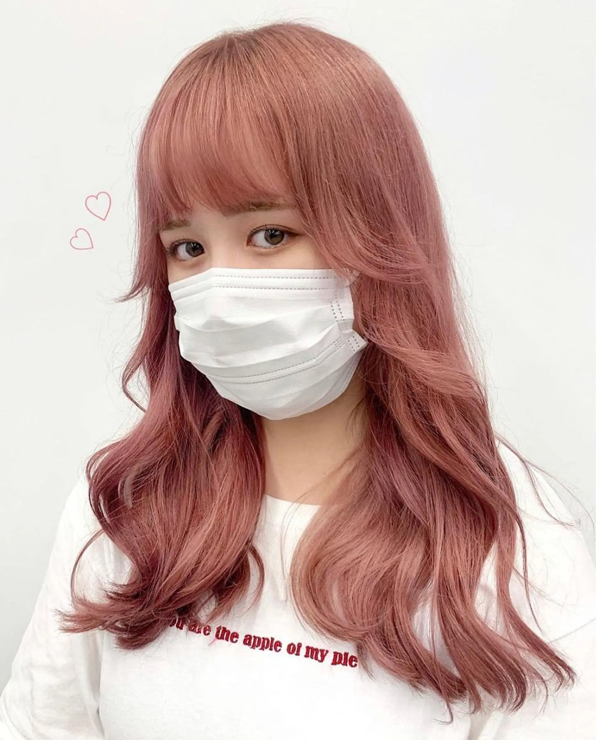 カラー RIKO👼🏻💓 韓国ガーリーのヘアスタイル