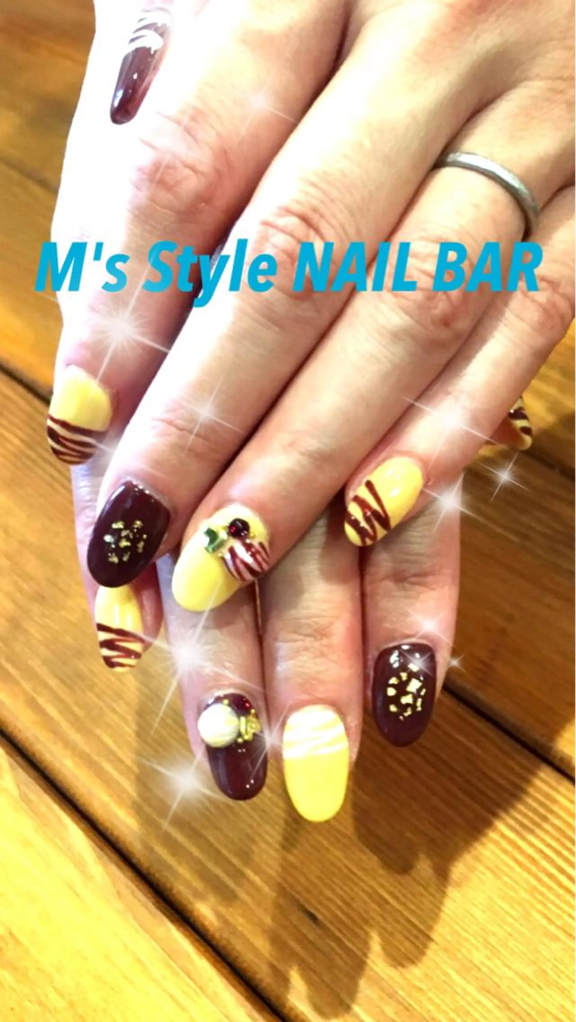 ネイル バレンタイン ハンドネイル M's Style NAIL BARのネイルデザイン