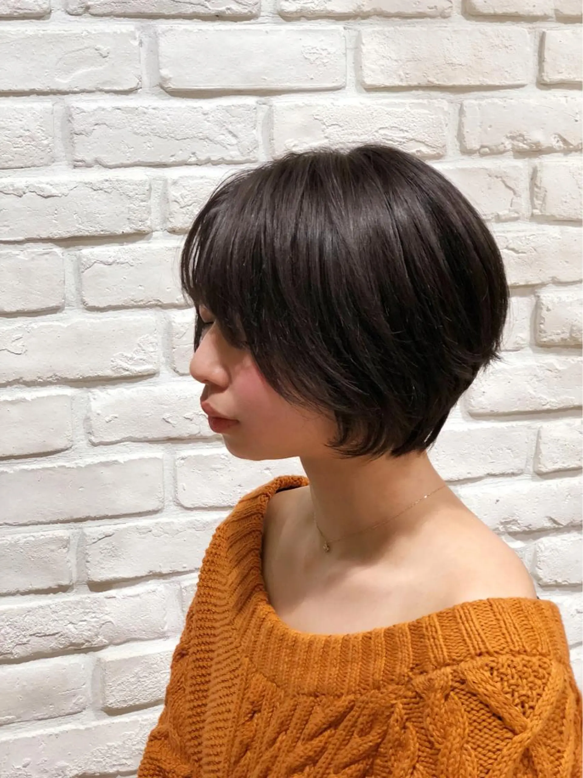 ショート カラー ベージュカラー🧸 伊藤なつみのヘアスタイル